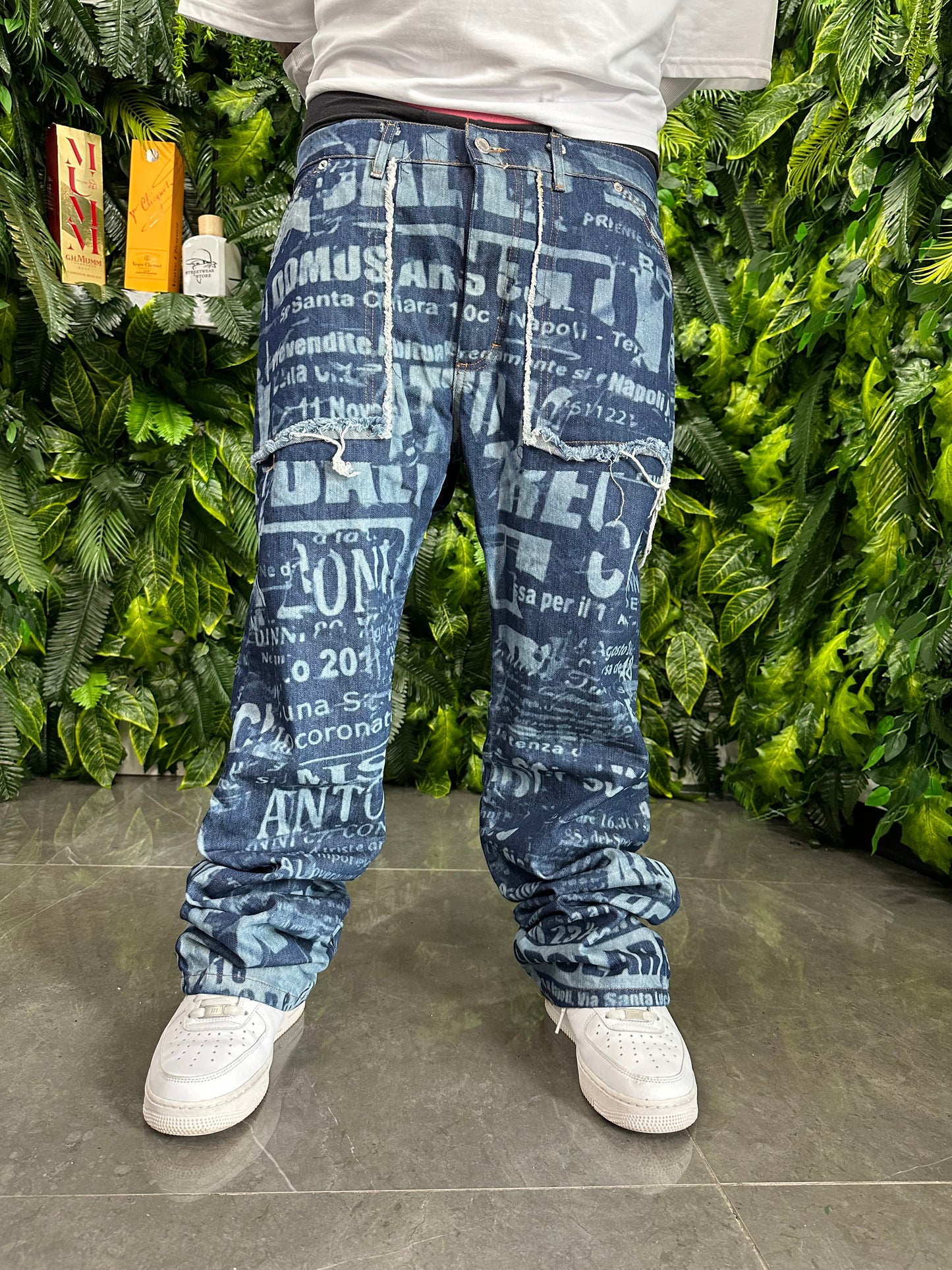 Denim Blue Laserizzato LIVERCROSSES