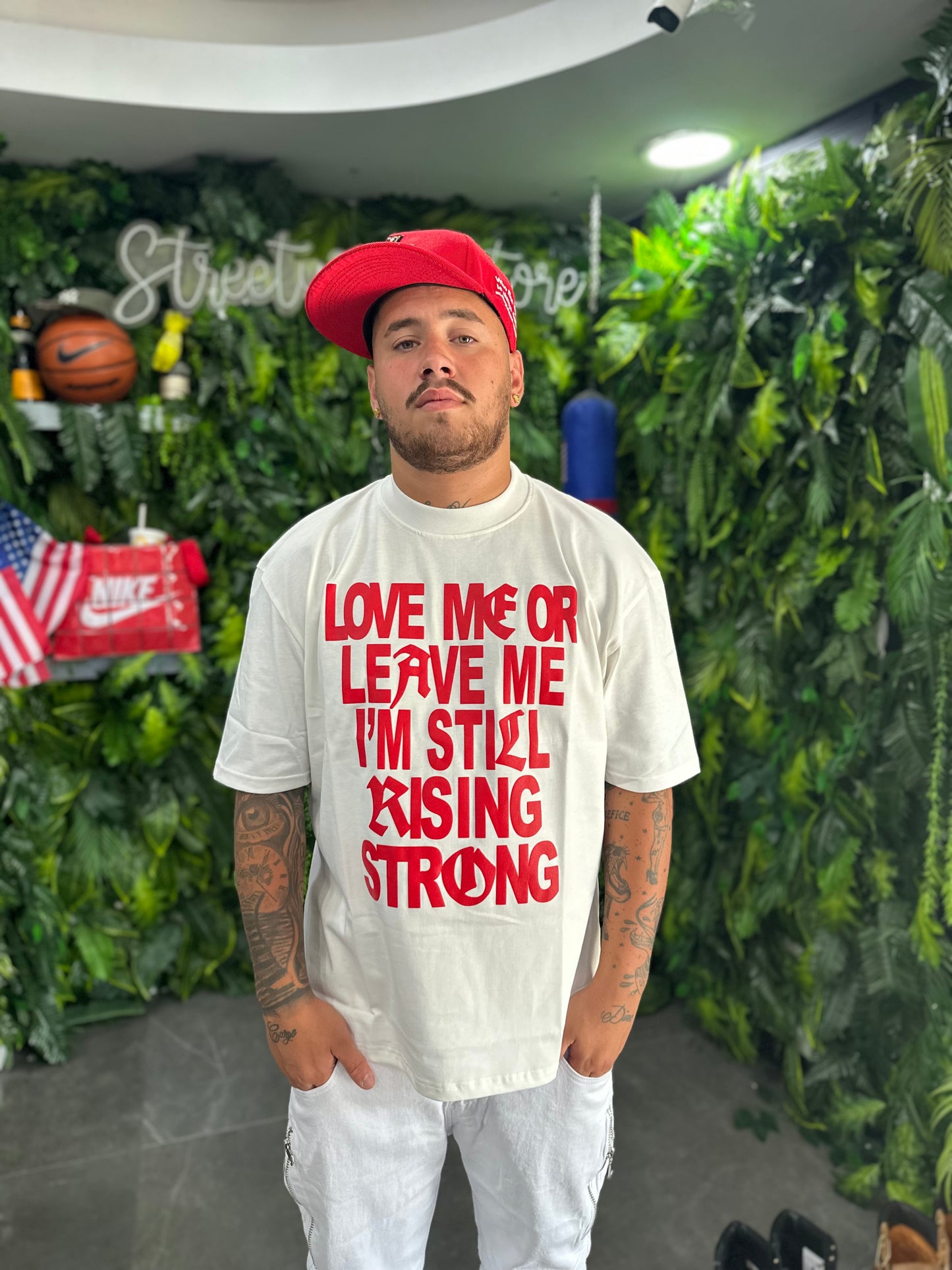 Shirt White Love Me