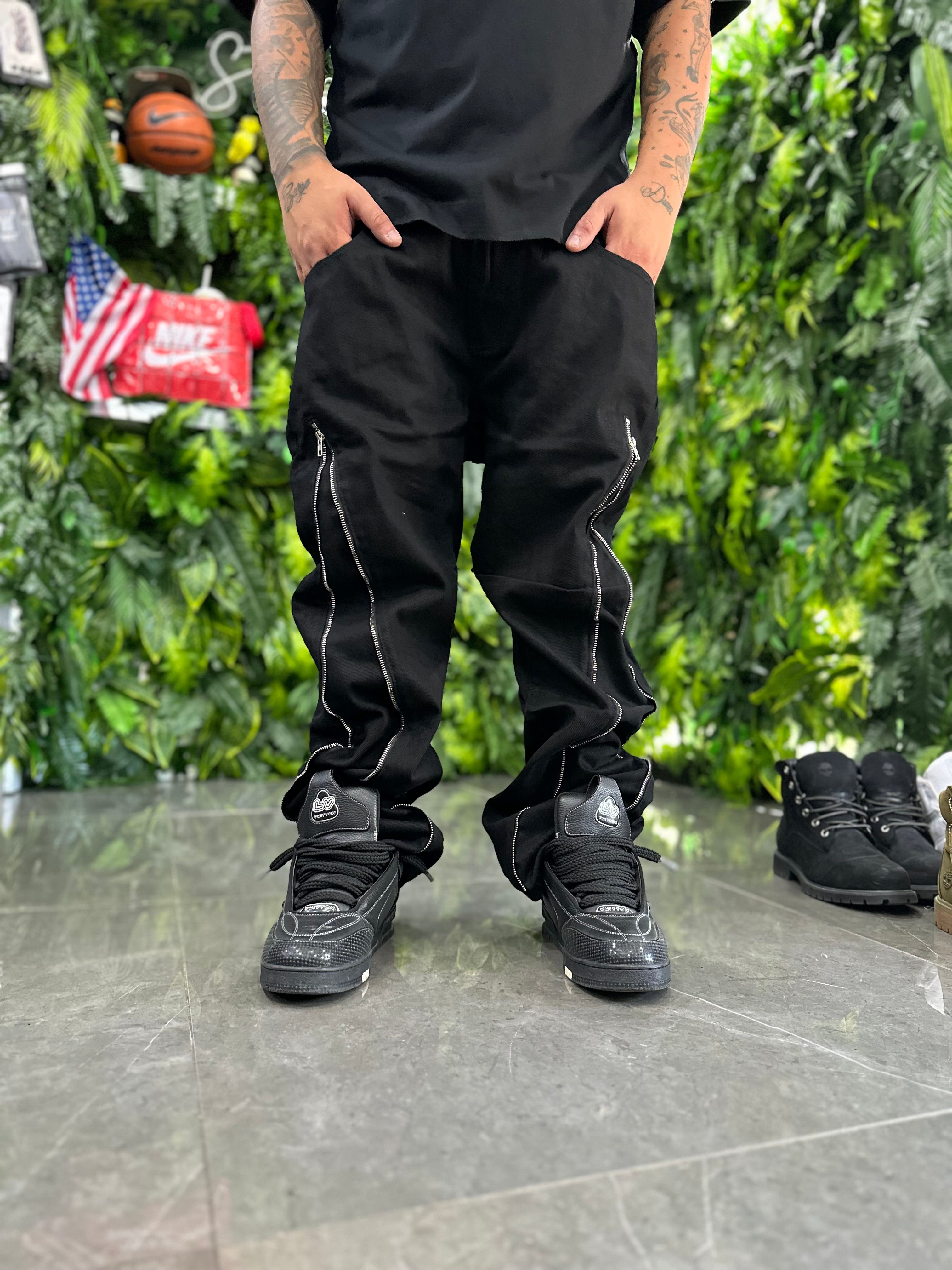 Denim Black Total Zip