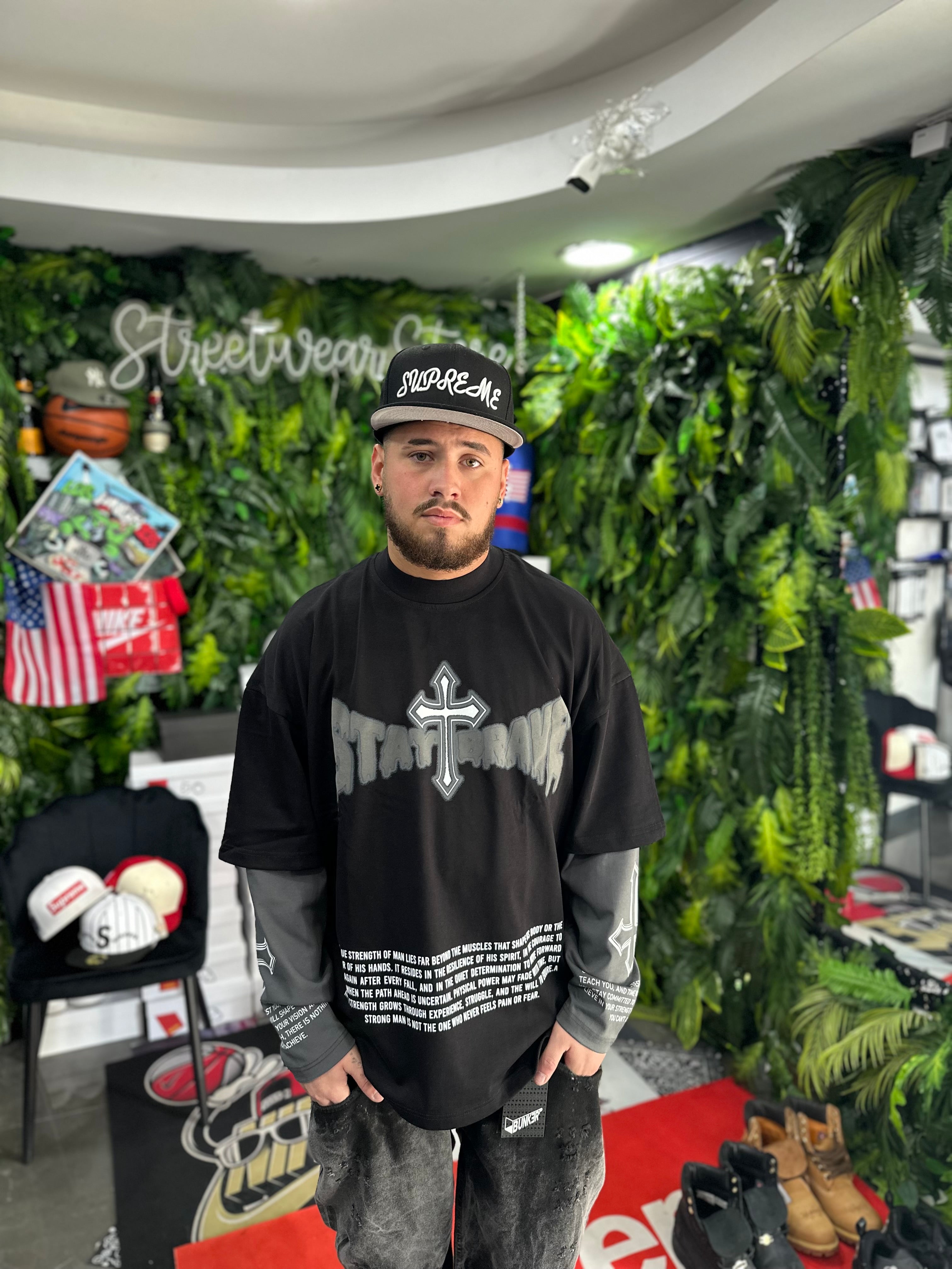 LongSleeve Black StayBrave BUNKER