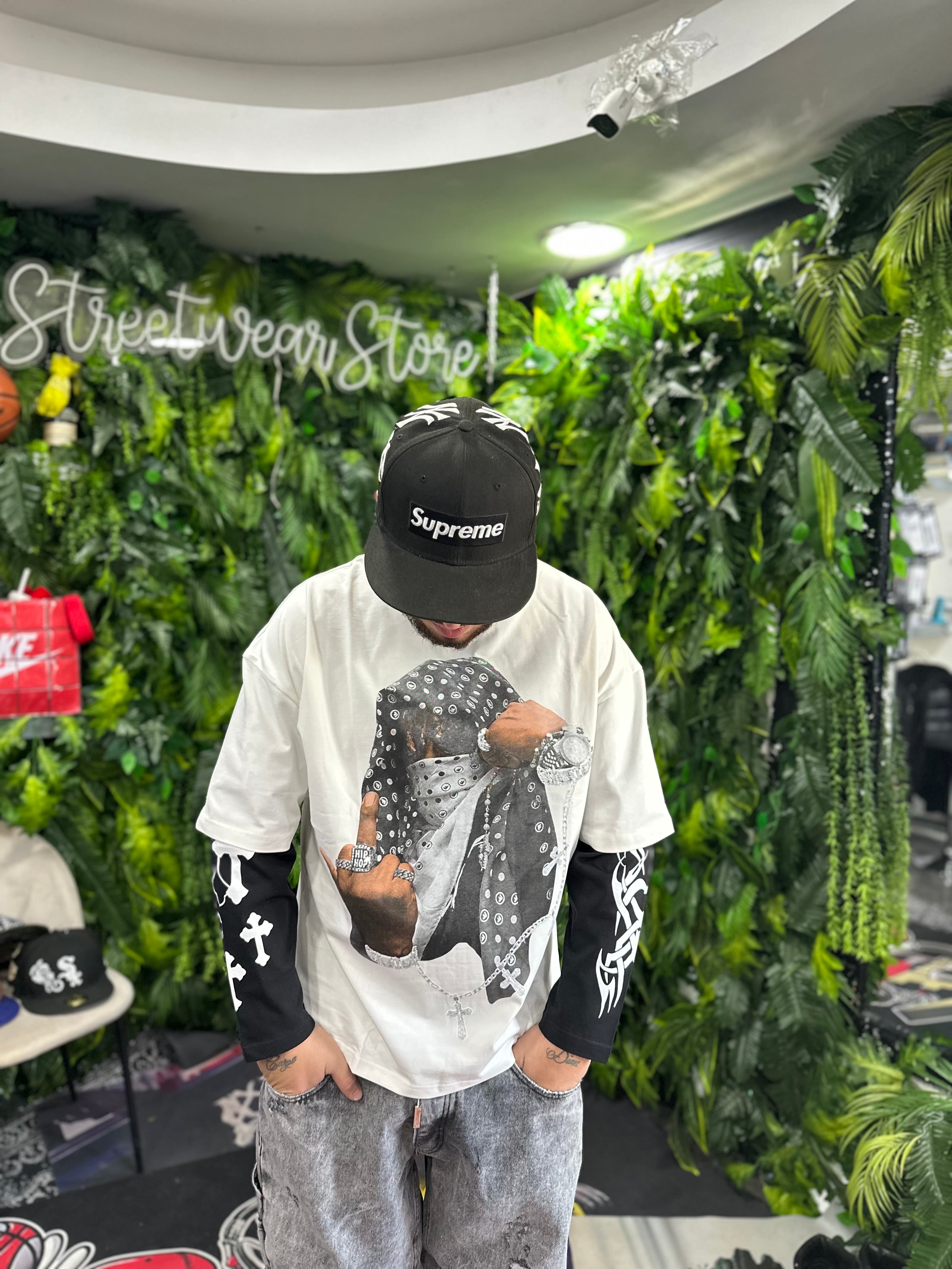 Shirt LongSleeve Bandana White BUNKER