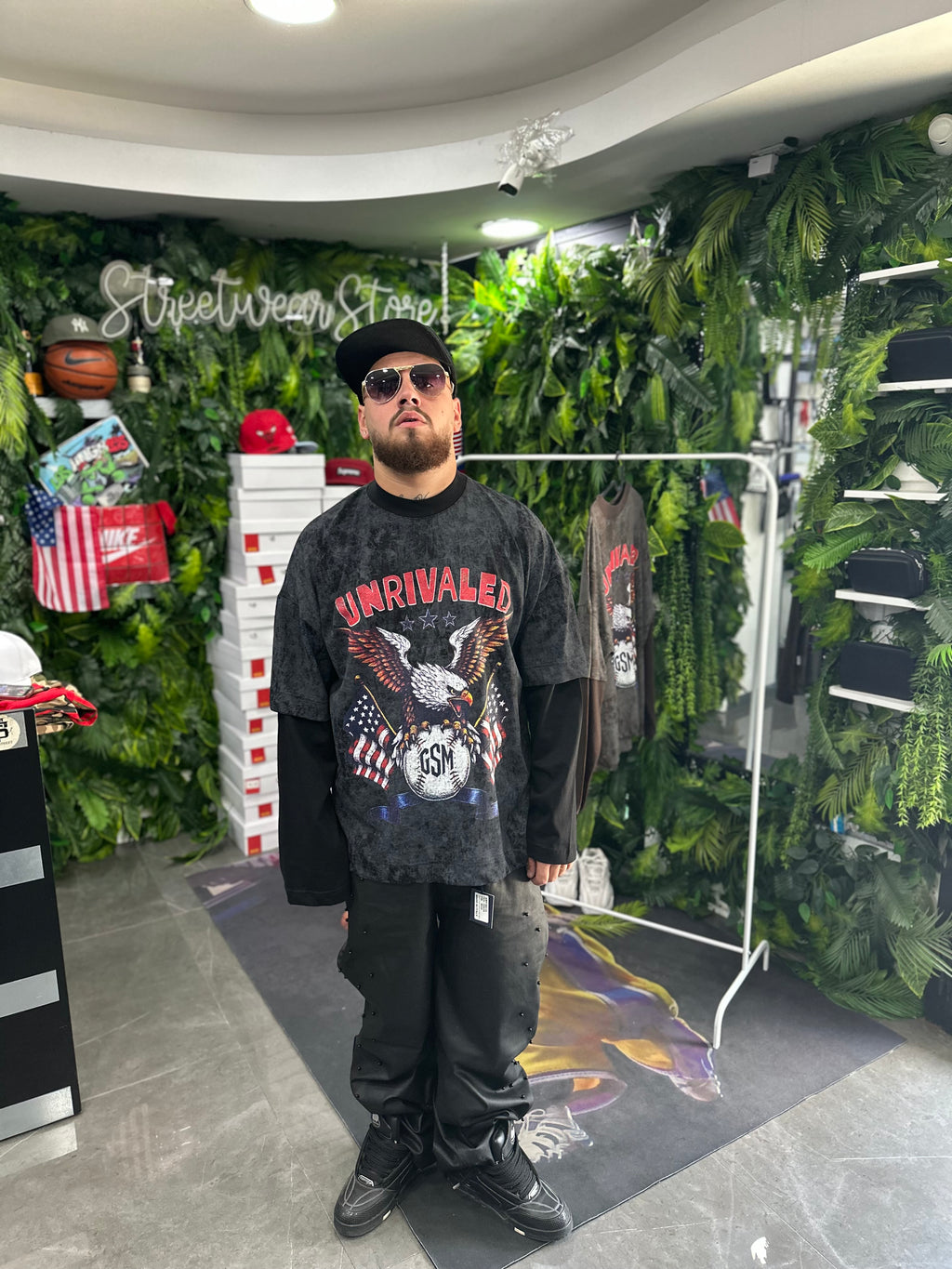 Shirt LongSleeve Black Unrivaled GODSAVEME