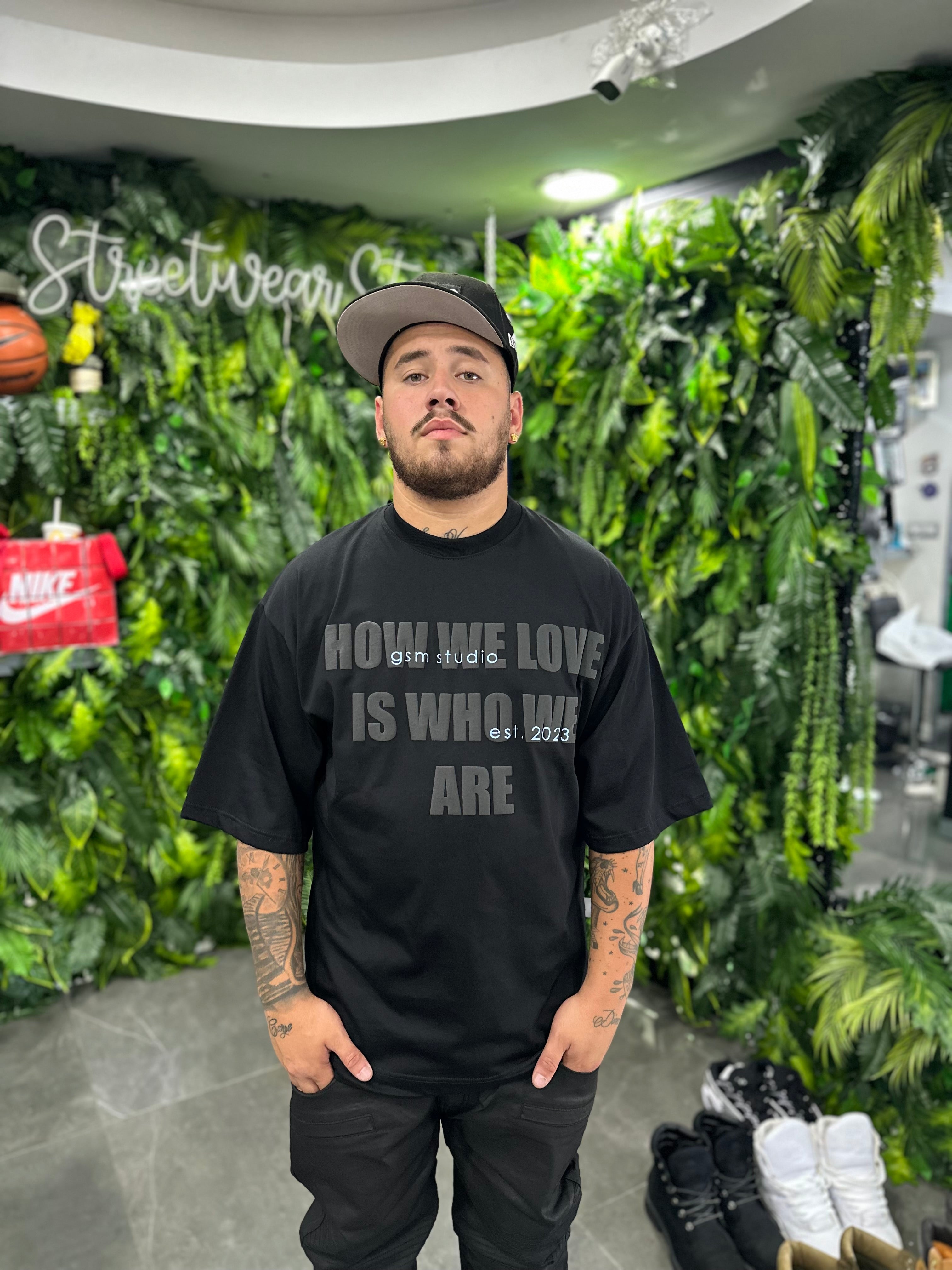 Shirt Love Black GODSAVEME