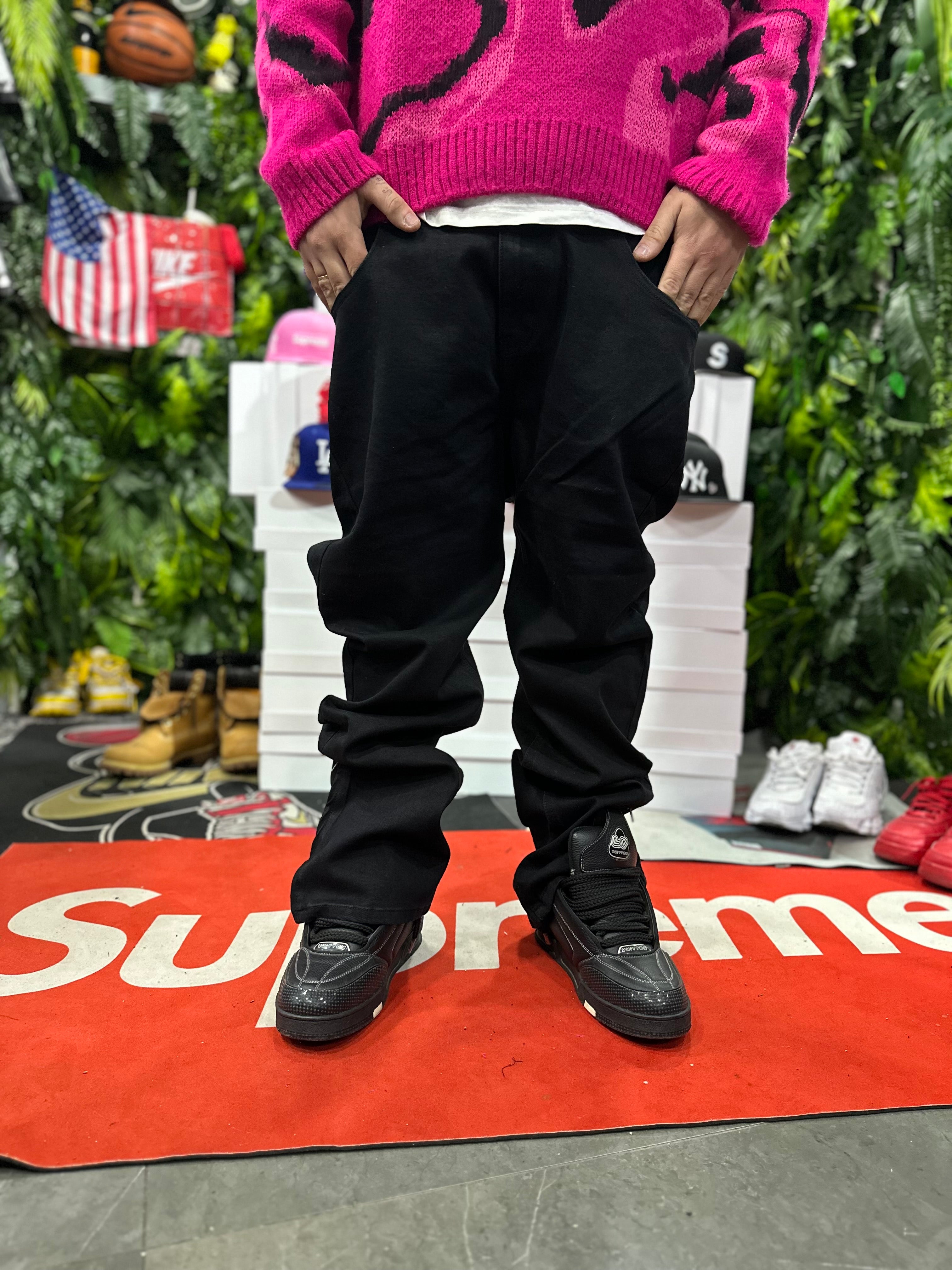 Denim Black Zip LEOX