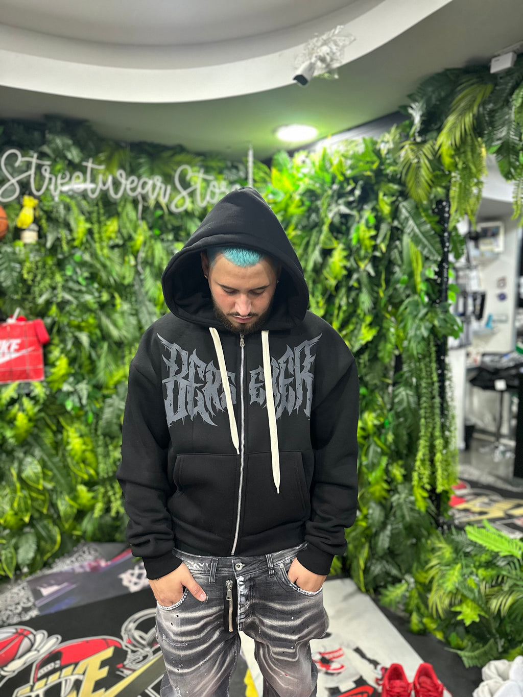 Felpa Chicano Black Zip