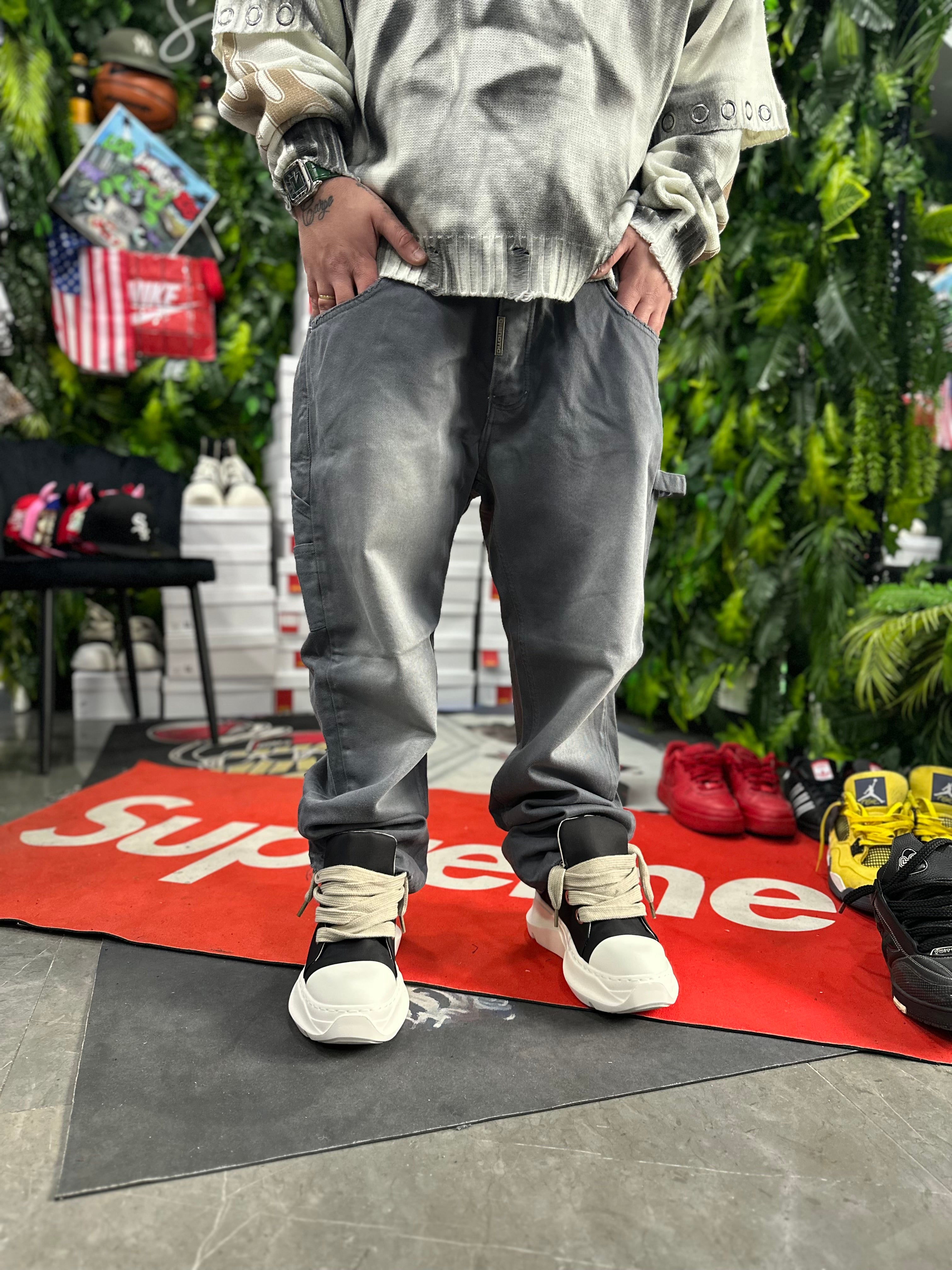 Denim Baggy Grey Regular Raid CIANOTIC