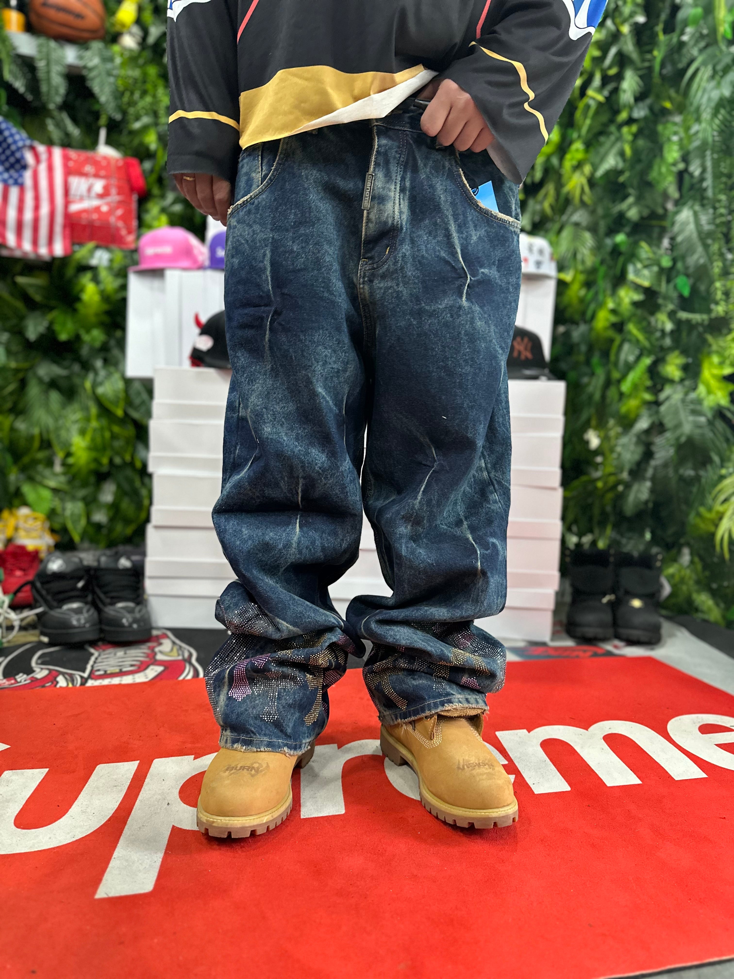 Denim Baggy Blue Diamond Croci Multicolor CIANOTIC