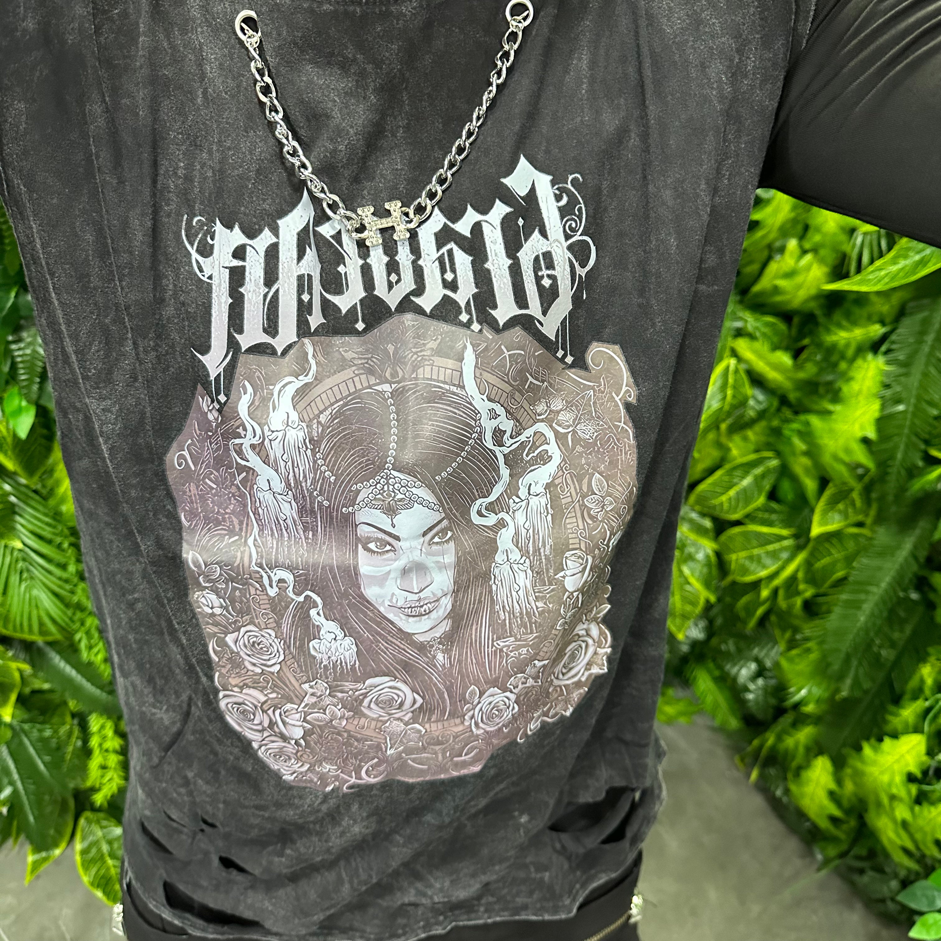 Shirt Giromanica Grey Destroyed