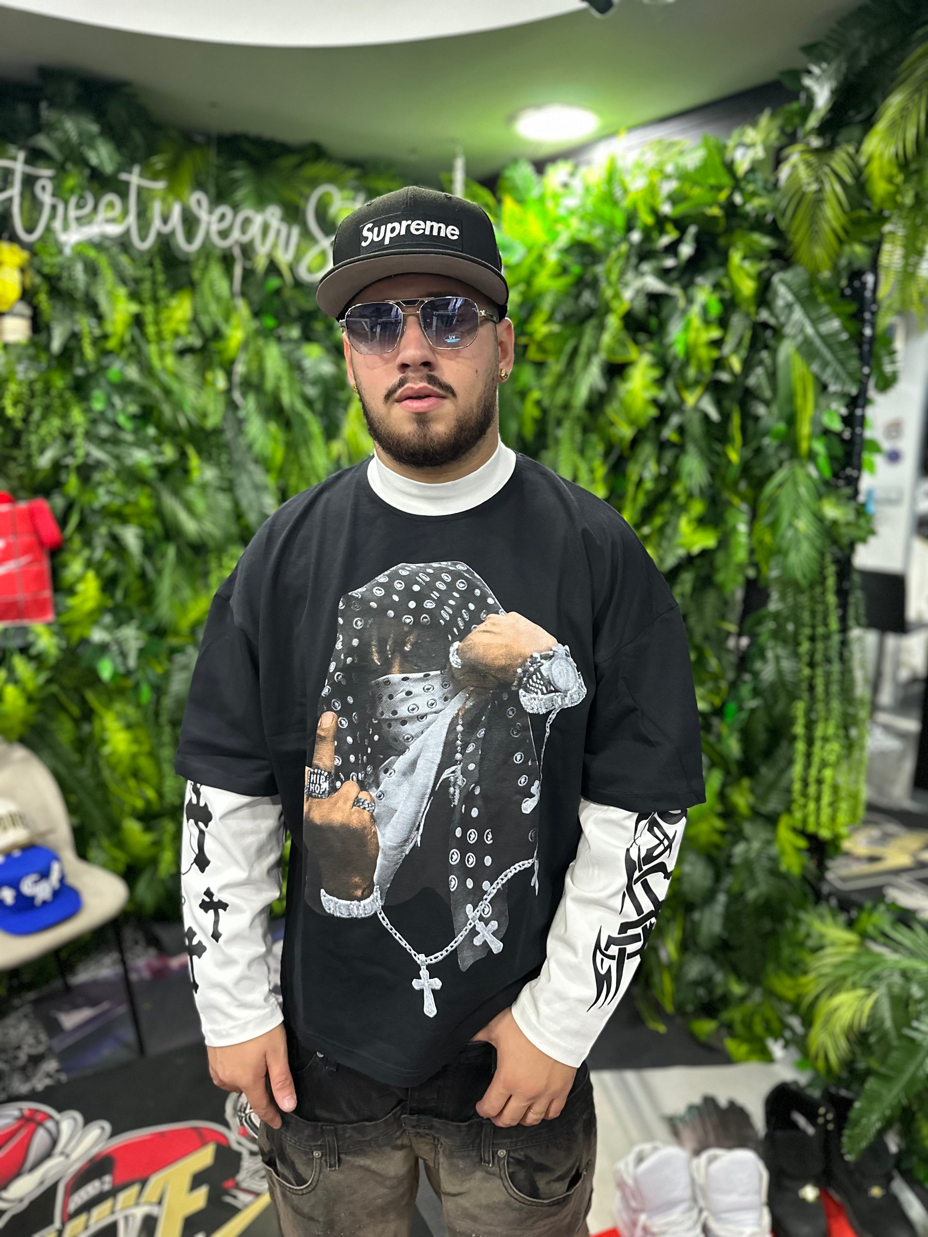 Shirt LongSleeve Bandana Black BUNKER