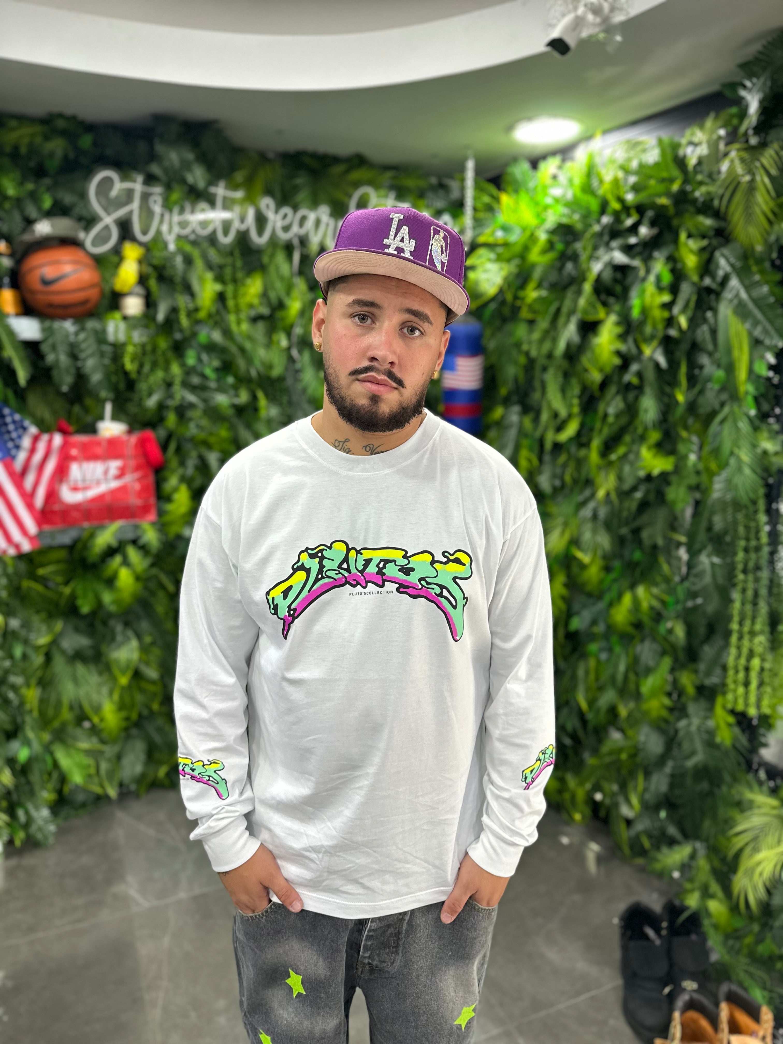 Shirt LongSlive White Pluto