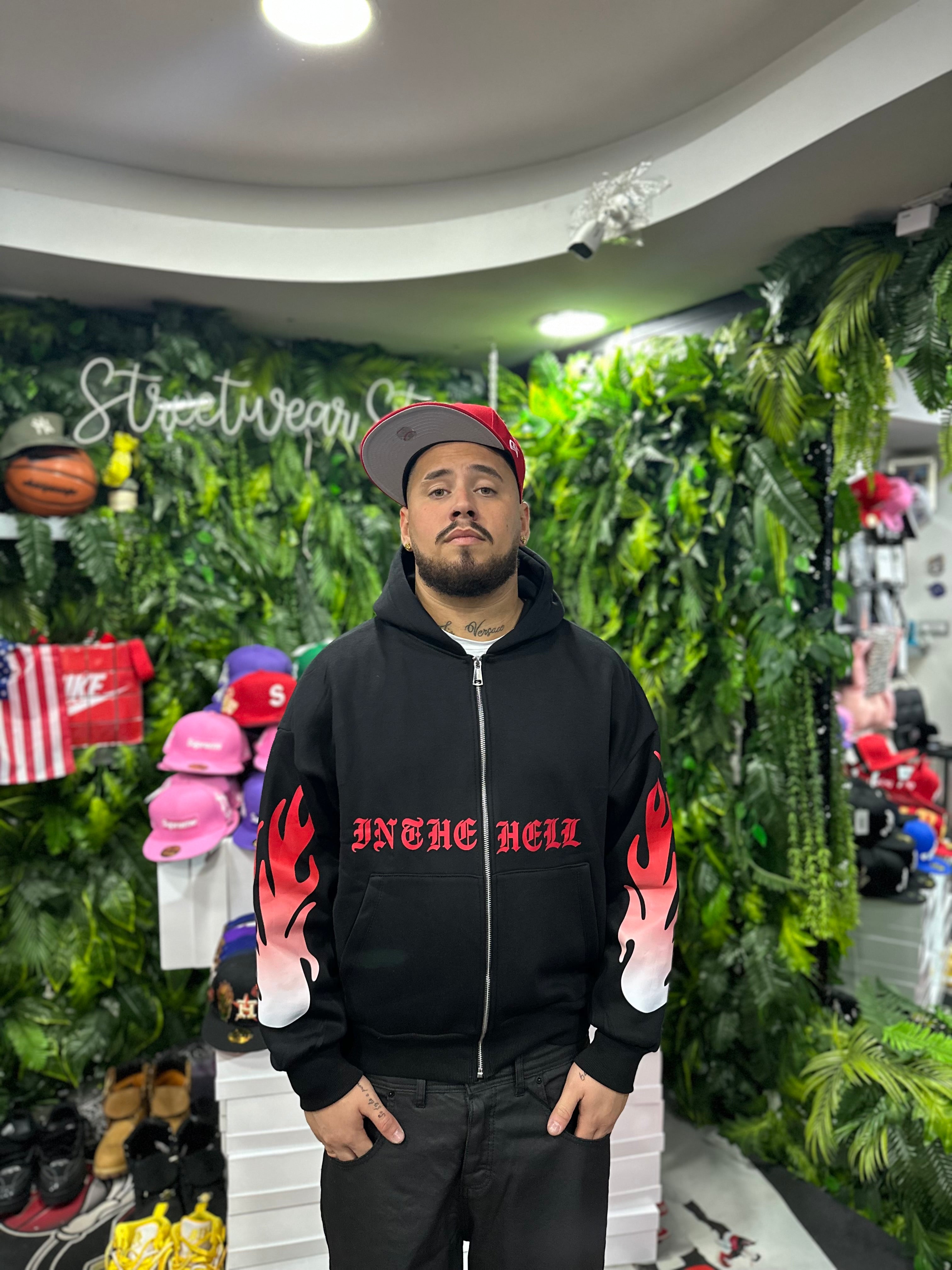 Felpa Flames Zip BUNKER