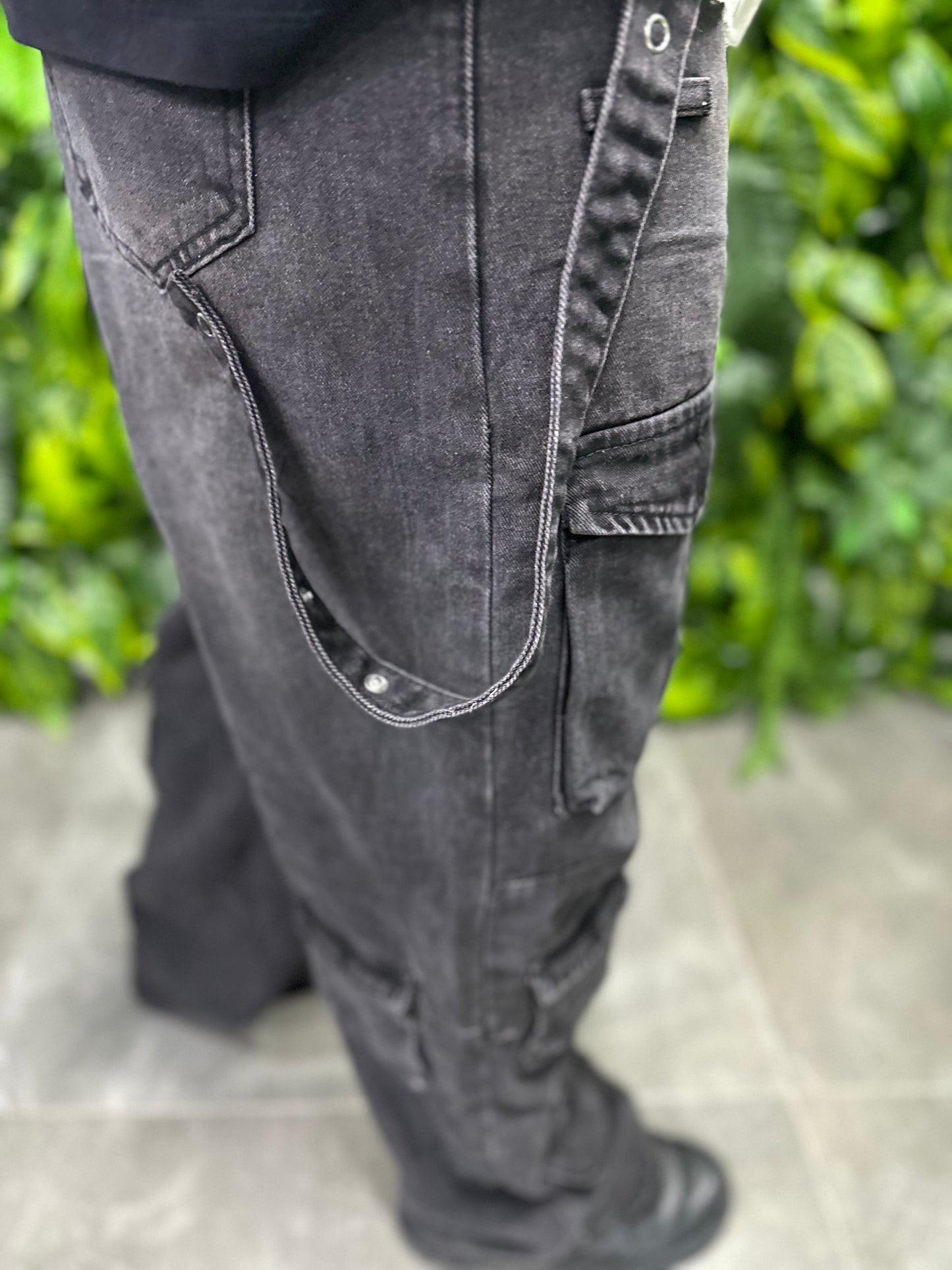 Denim Cargo Grey MultiTask+Bretelle