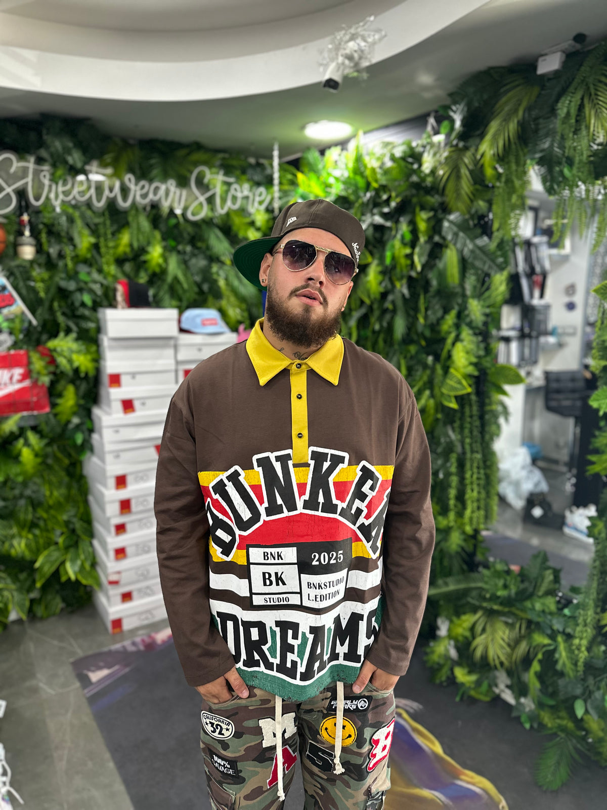 Shirt Polo LongSleeve Brown Dreams BUNKER