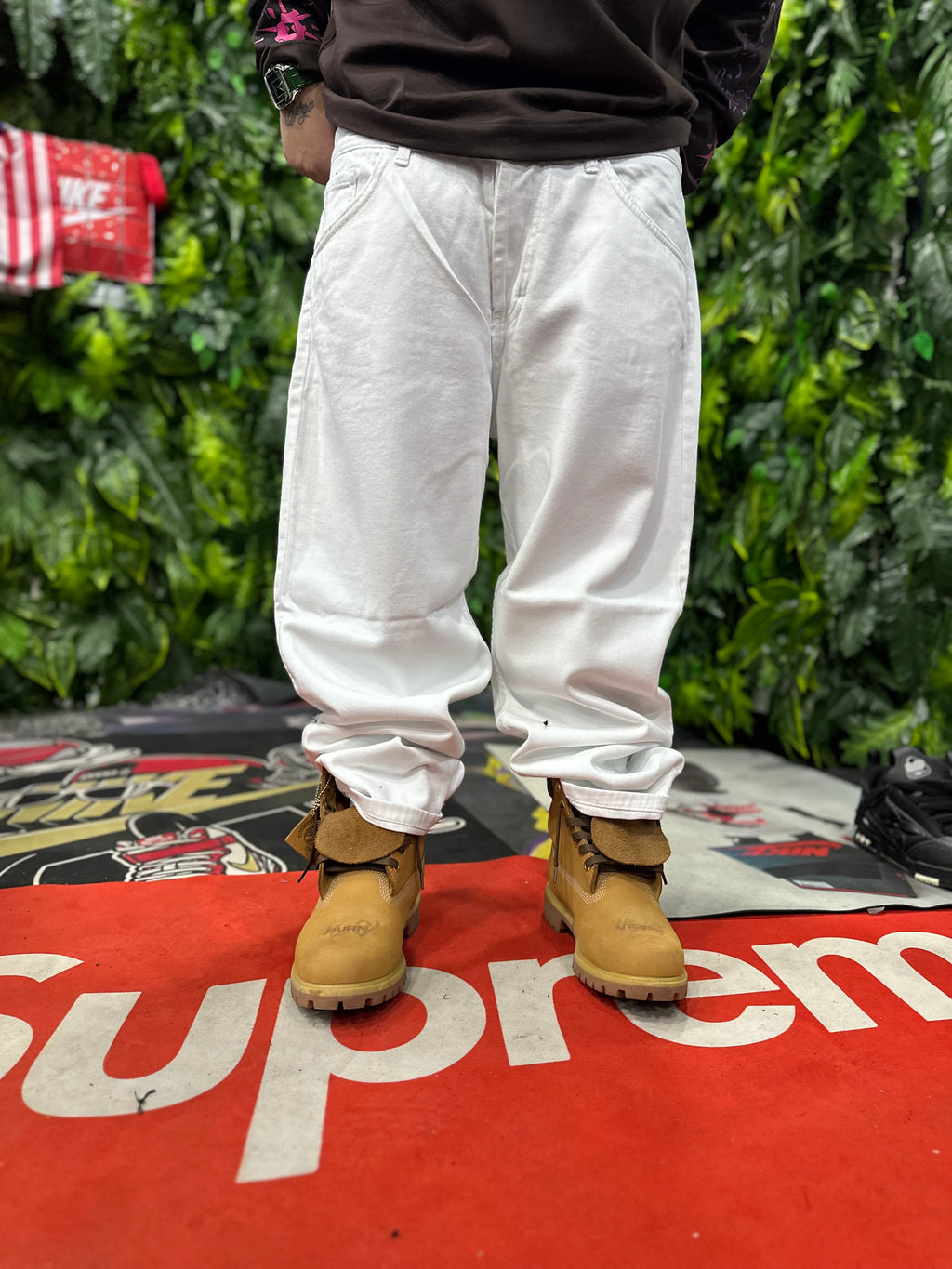 Denim Baggy White Basic Marcus