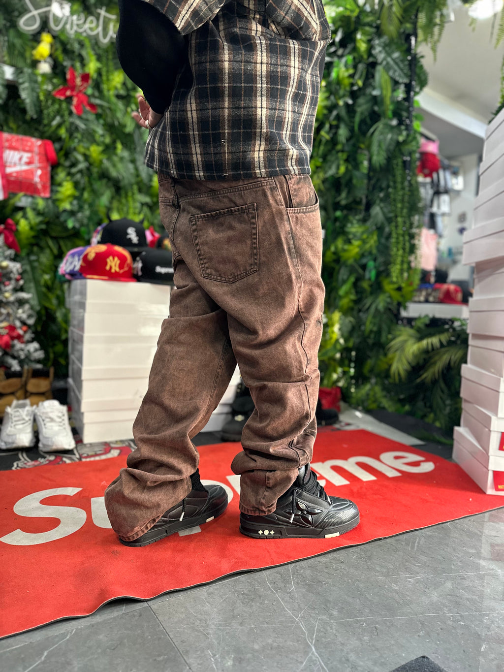 Denim Flare Biscuits BUNKER