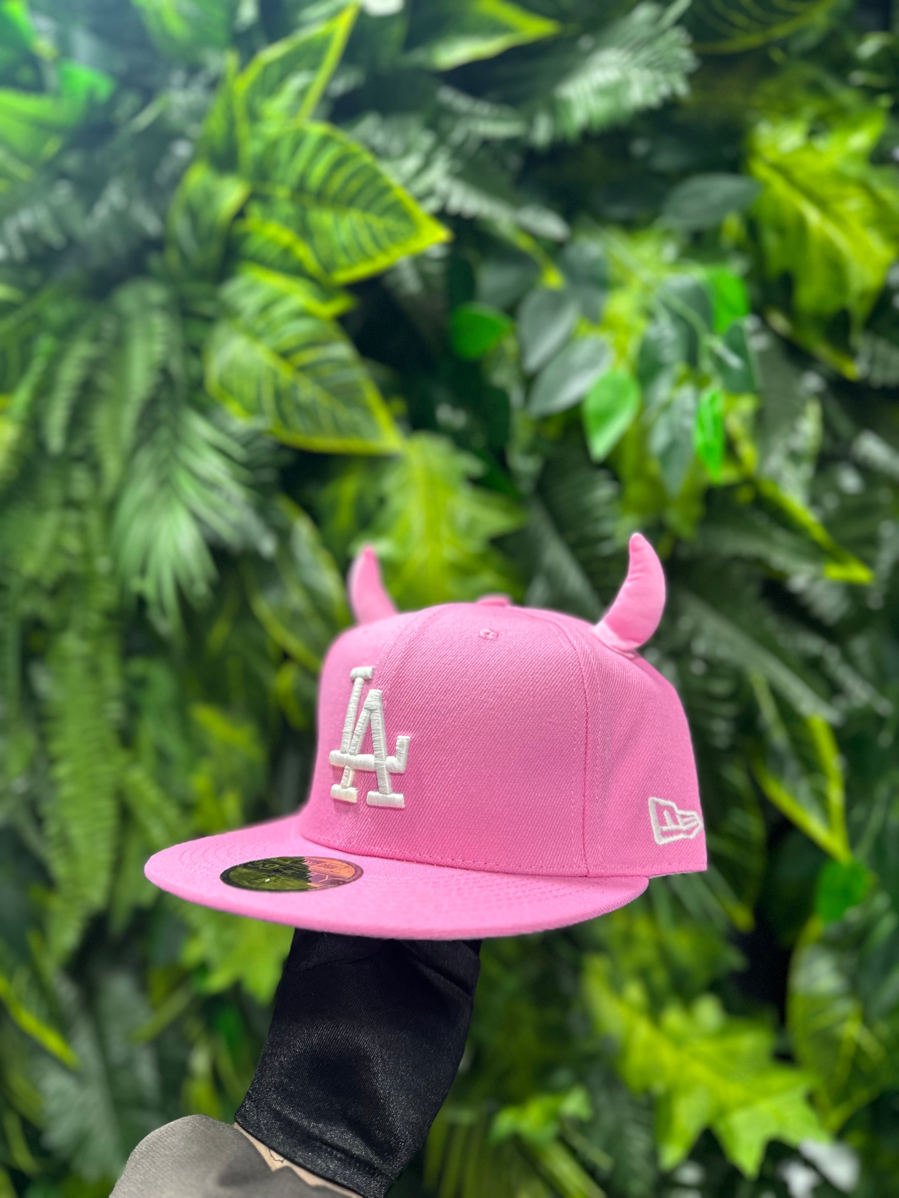 Cappello New Era Pink LA Corna