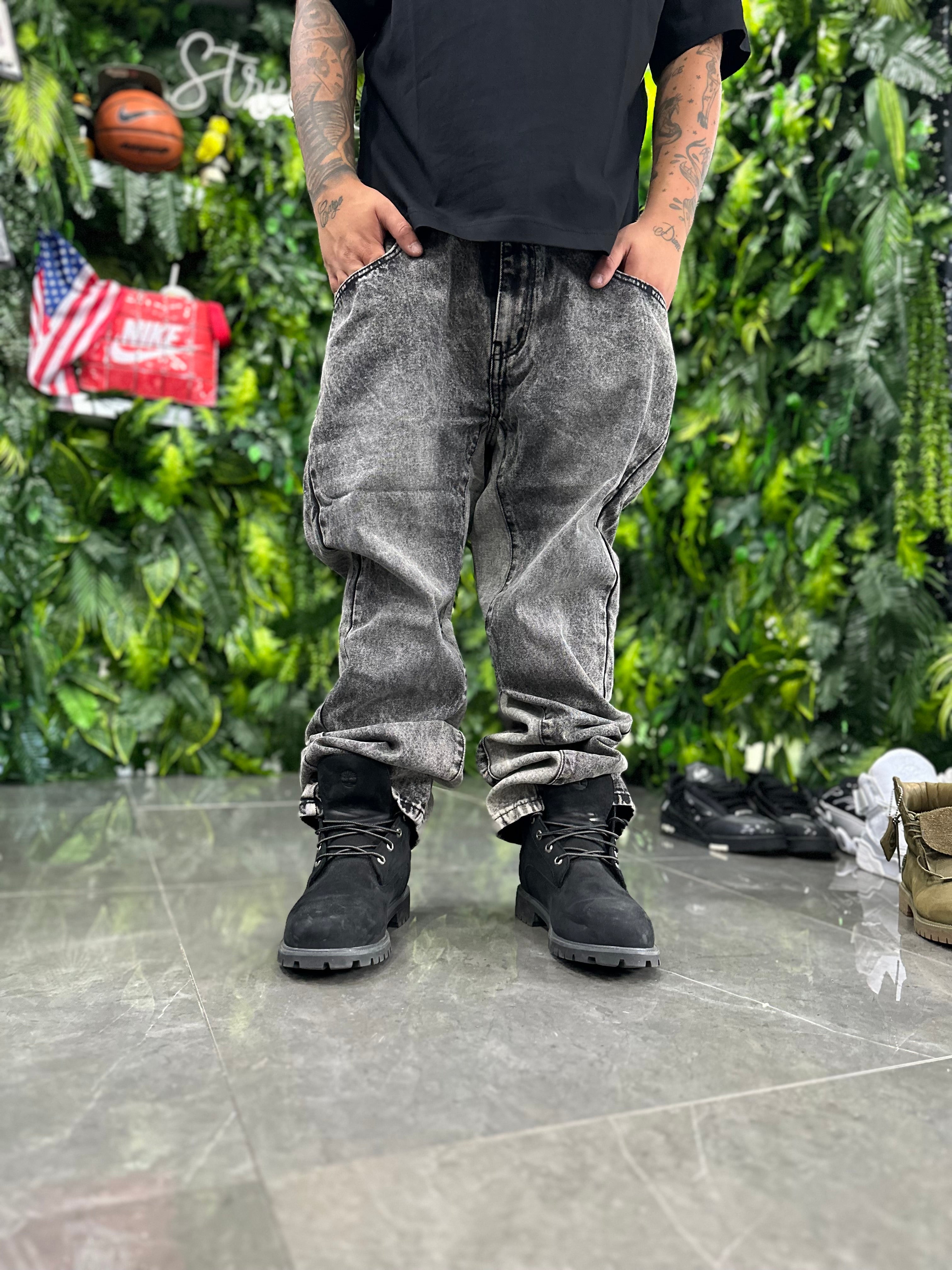 Denim Flare Luis Grey