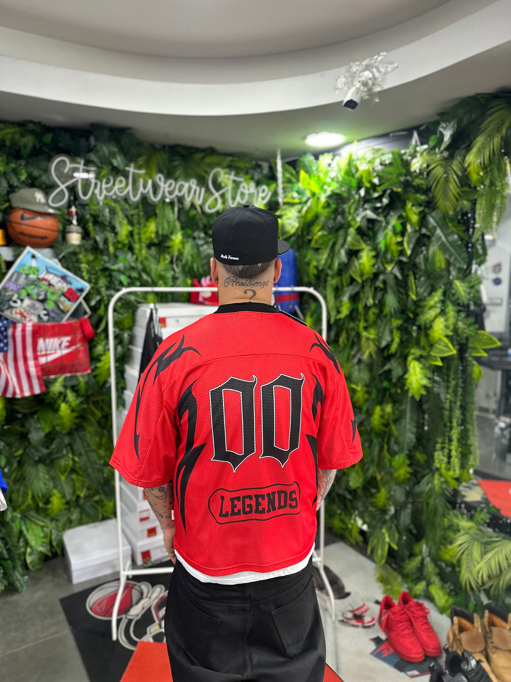 Shirt Mesh Red Legends CIANOTIC