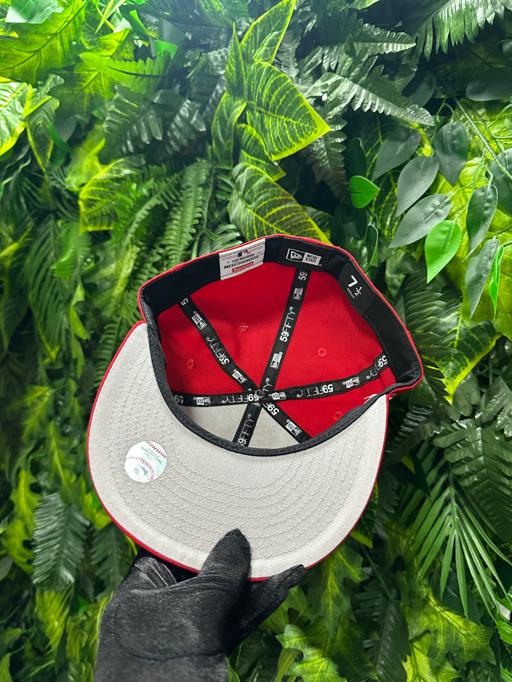 Cappello Supreme x Sox Red