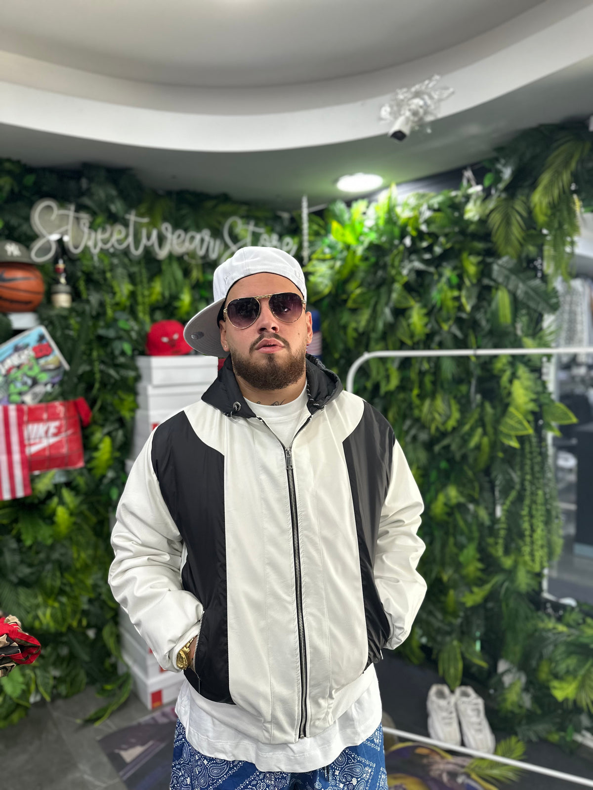 Giubbino White Guerriglia HUSTLE