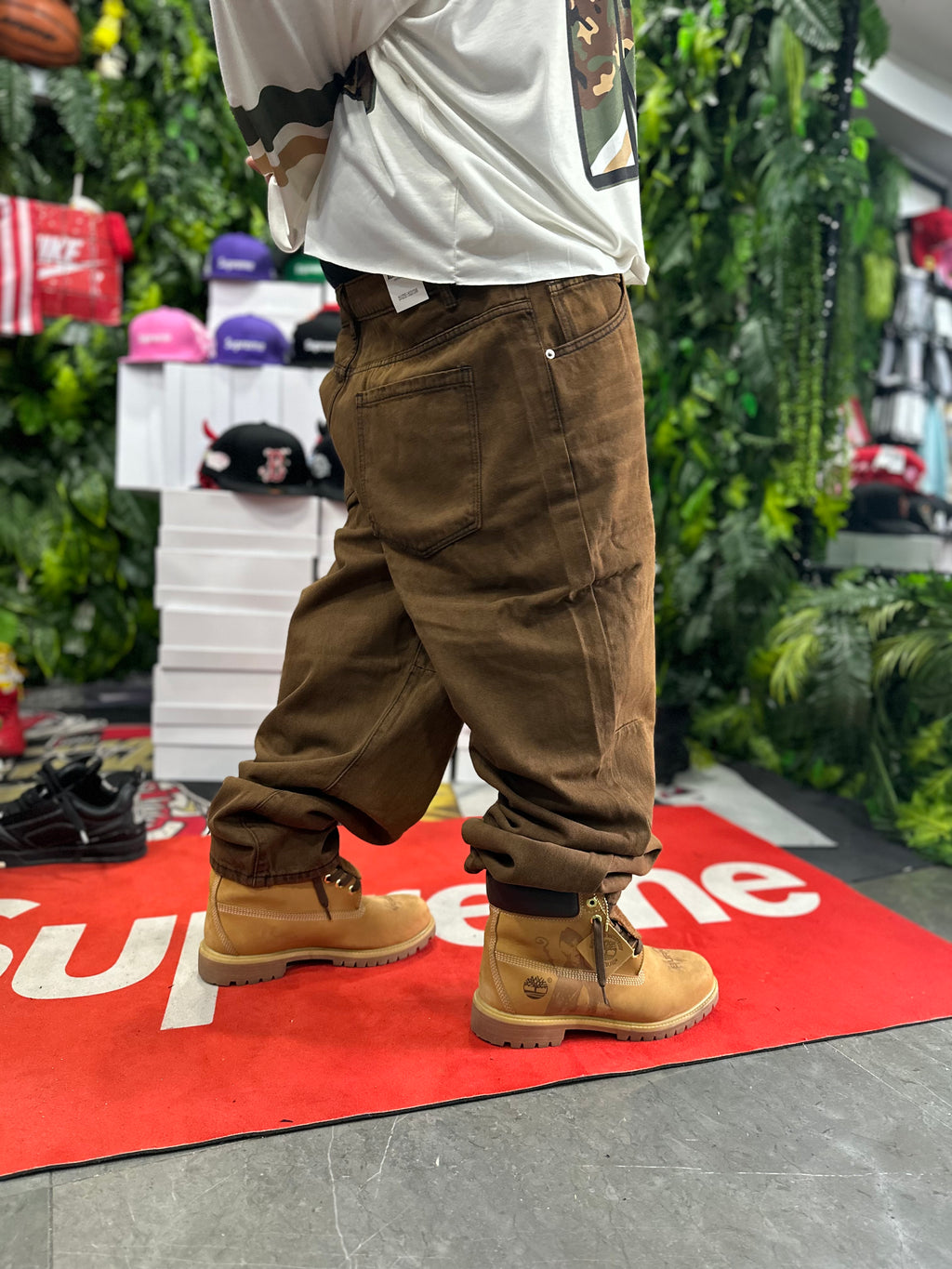 Denim Baggy Brown