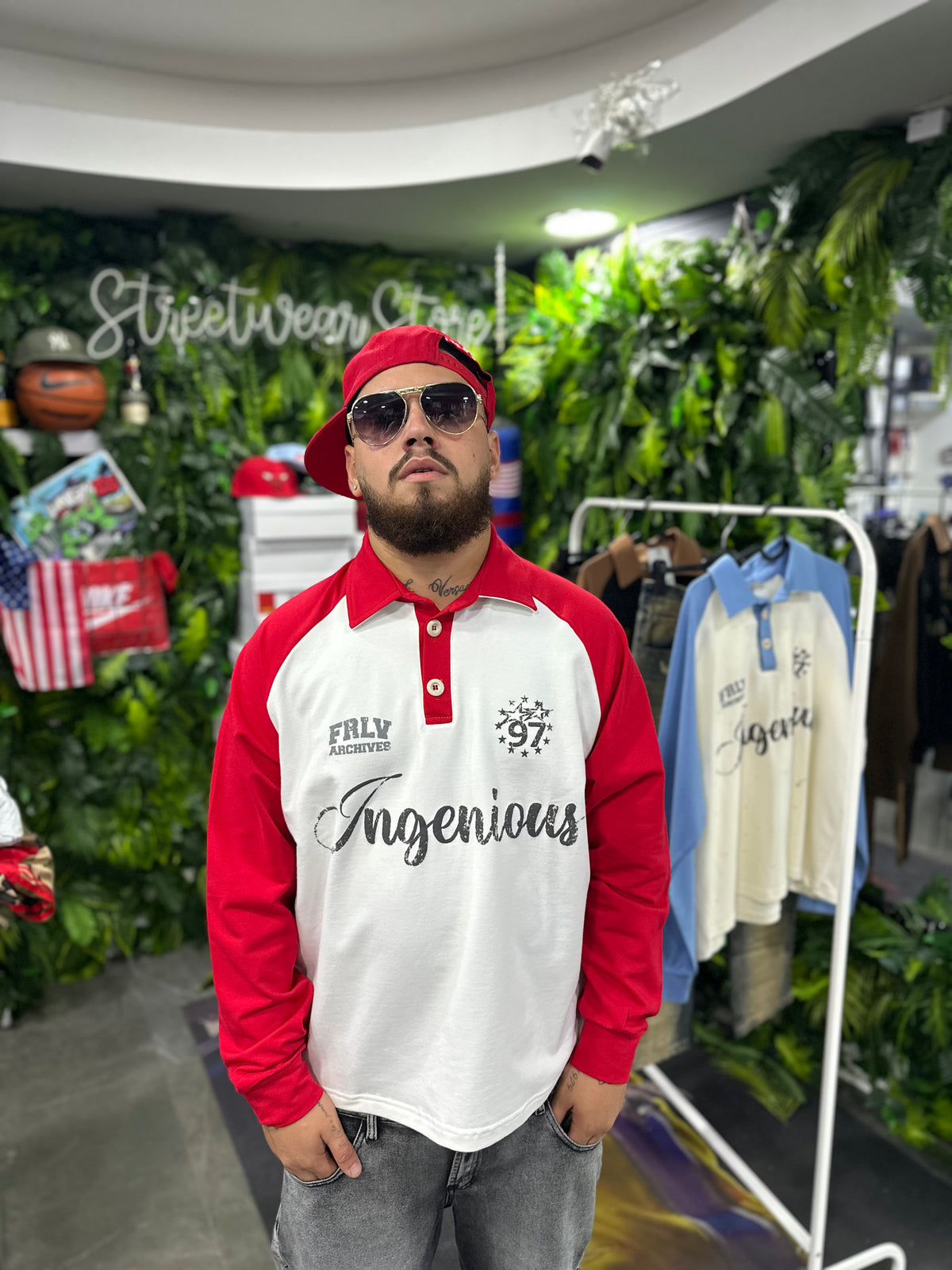 Polo Longsleeve Red Ingenious FRLV