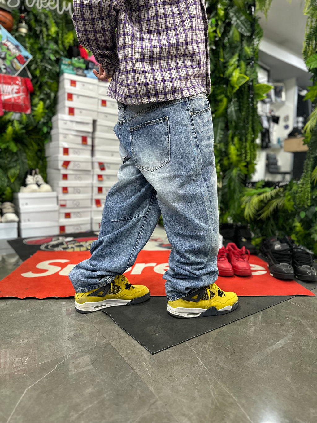 Denim Baggy Blue Croce Diamond