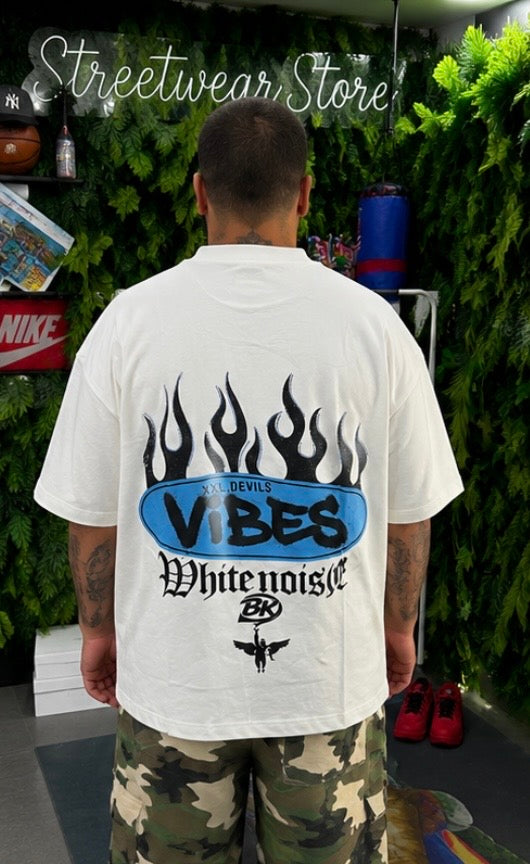 Shirt White Vibes Croce BUNKER