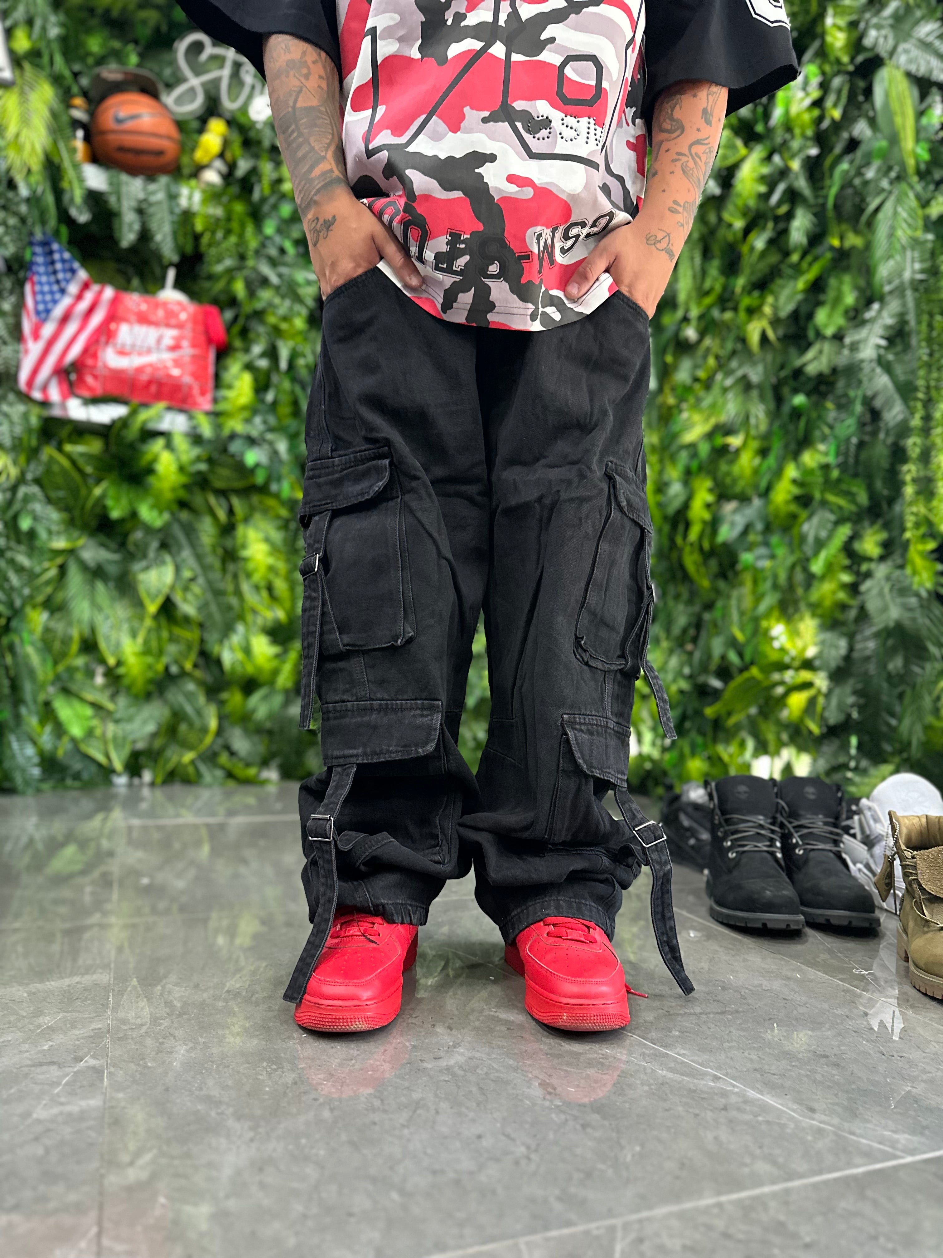 Denim Cargo Black Always