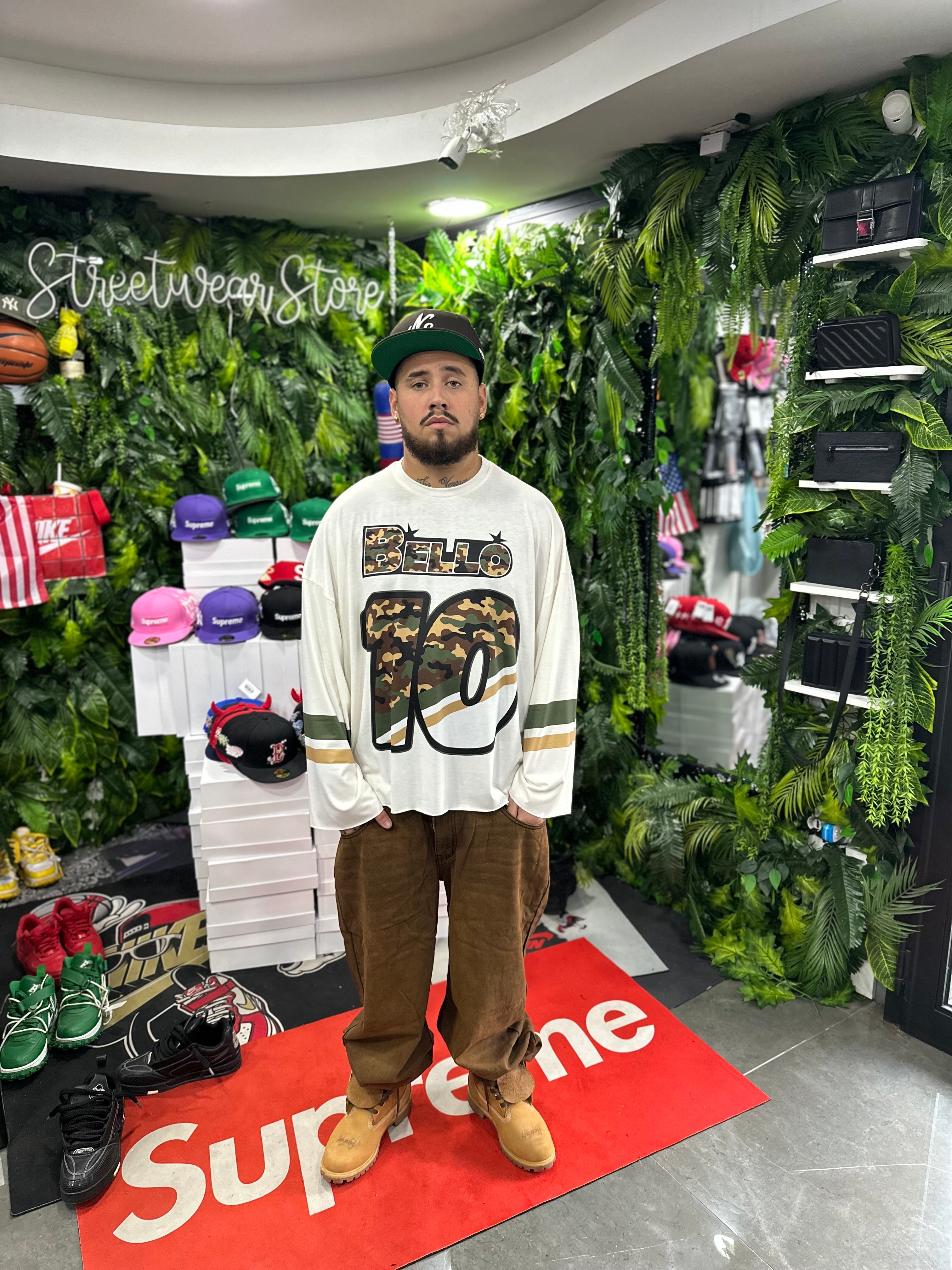 Shirt LongSleeve 10Military White CREATIVE