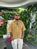 Camicia Gialla Quadri BUNKER