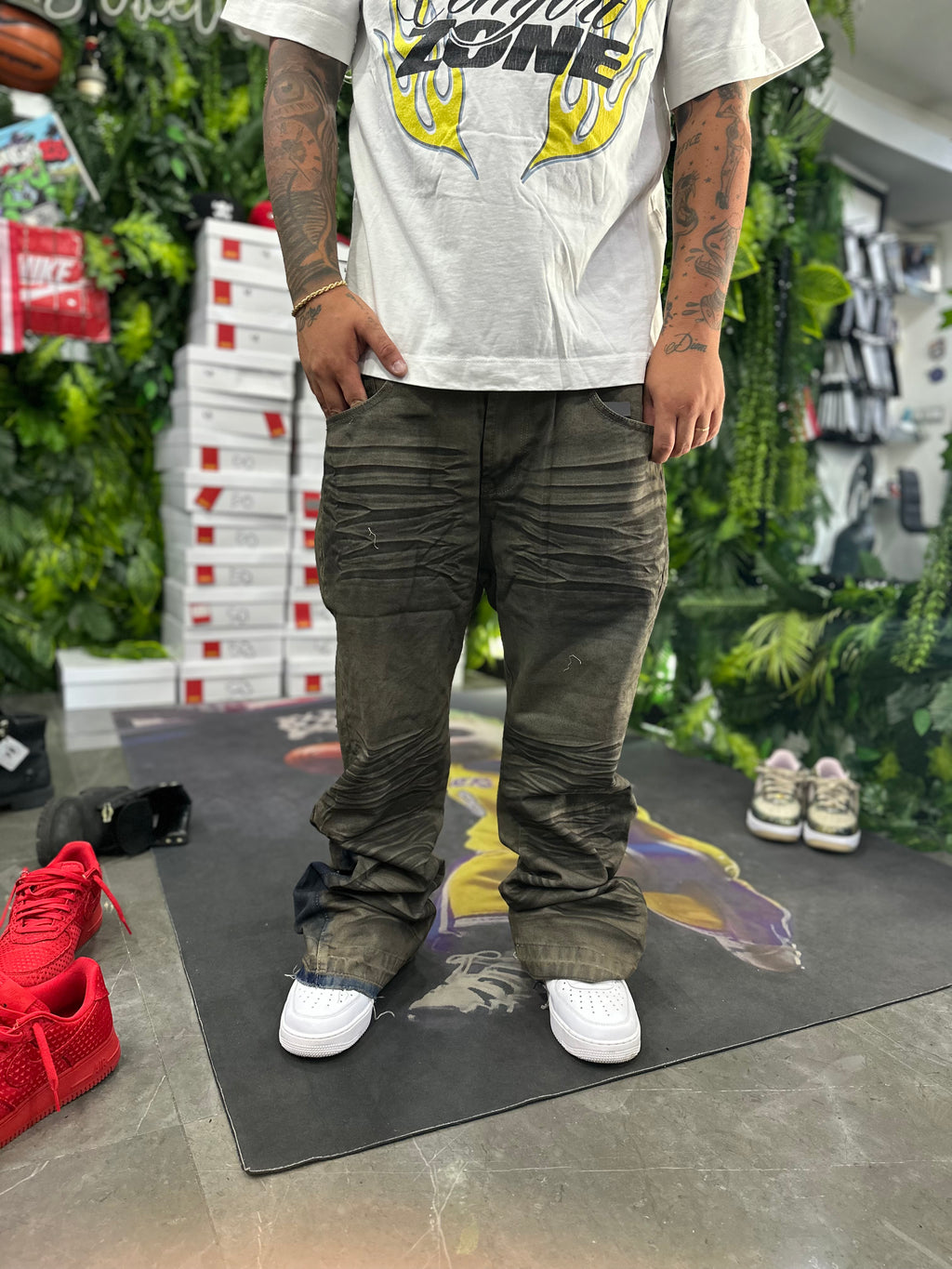Denim Flare Design Step