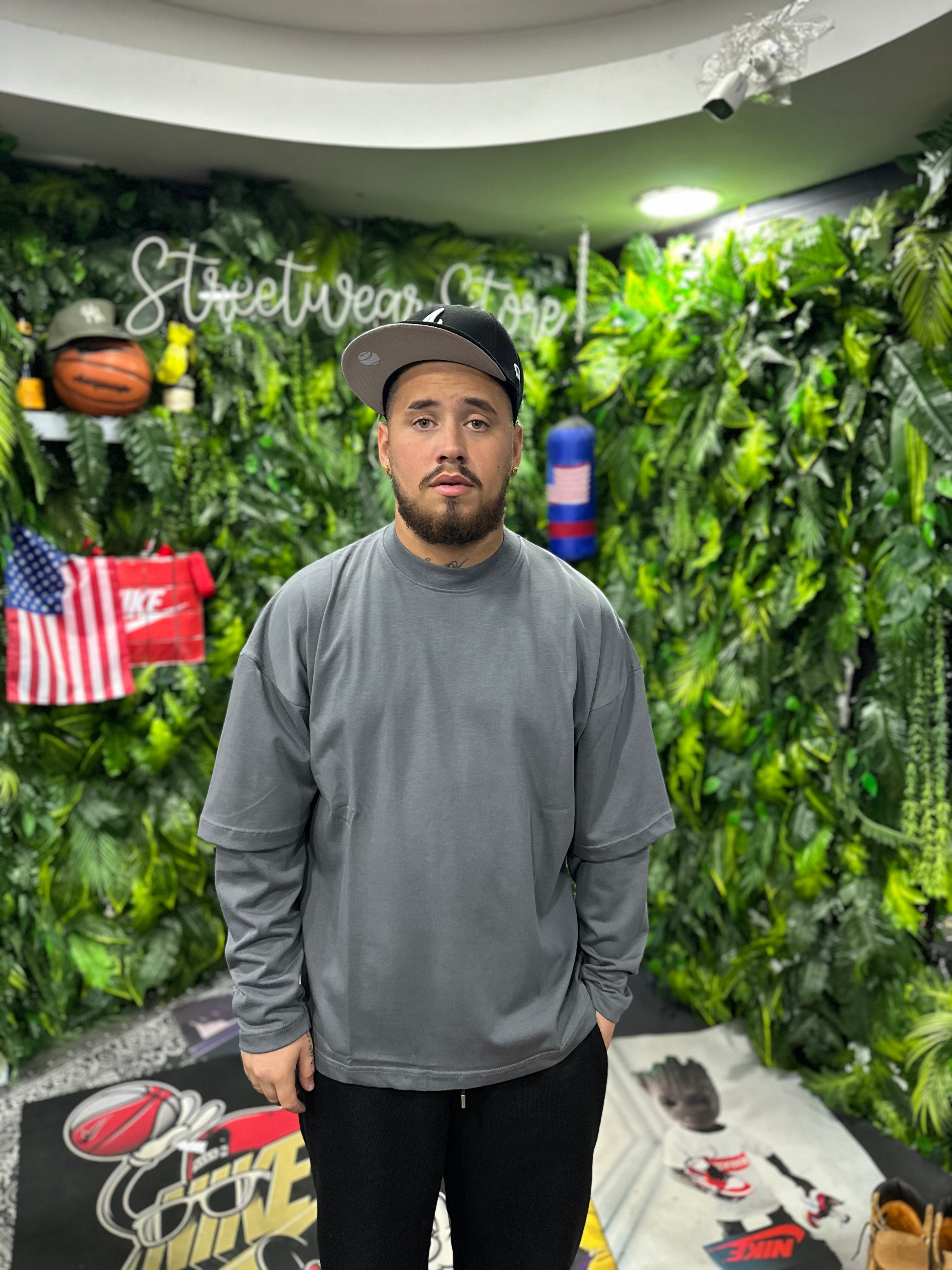 Shirt Longsleeve Basic Piombo CIANOTIC