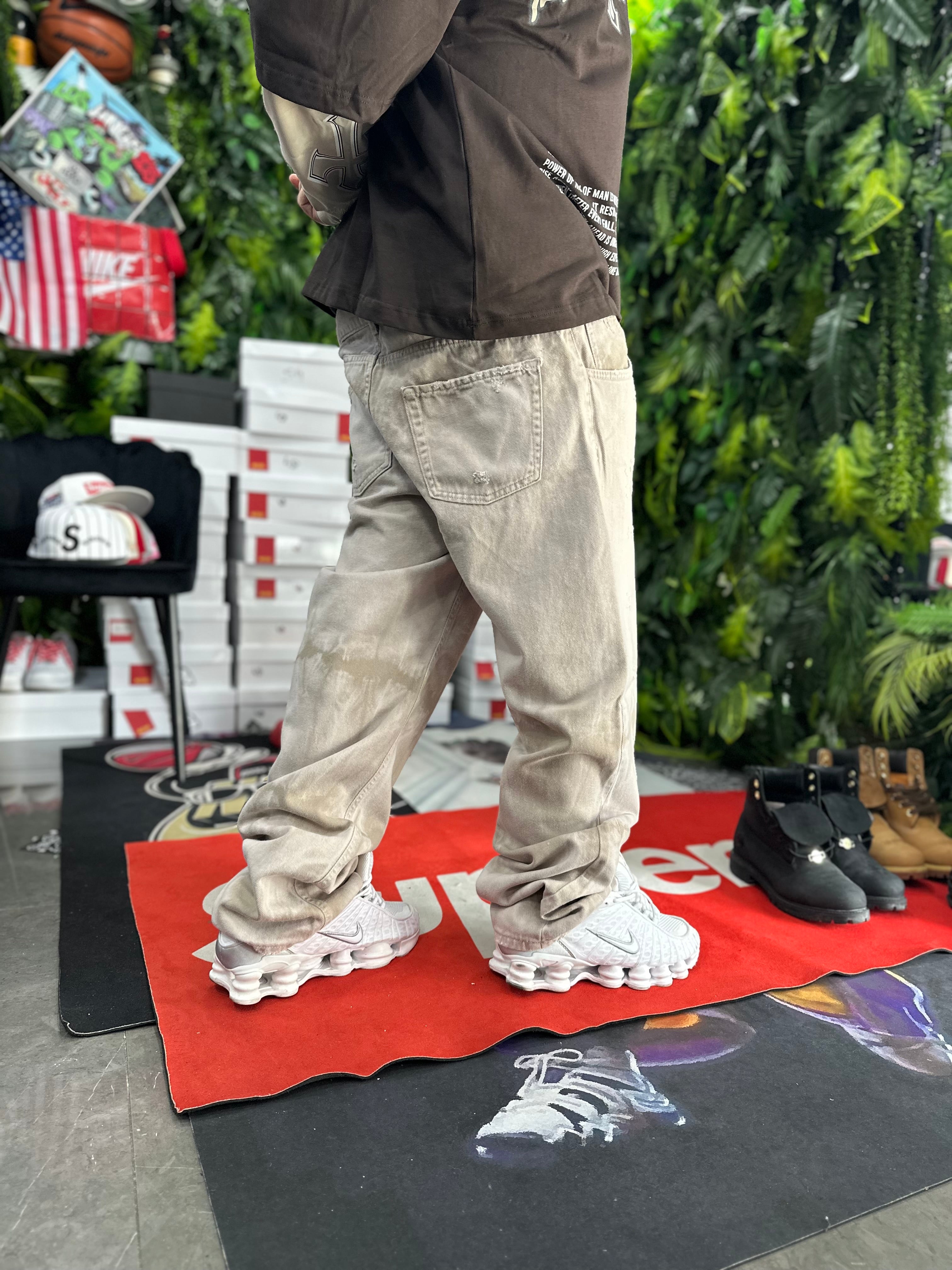 Denim Flare Cremé BUNKER