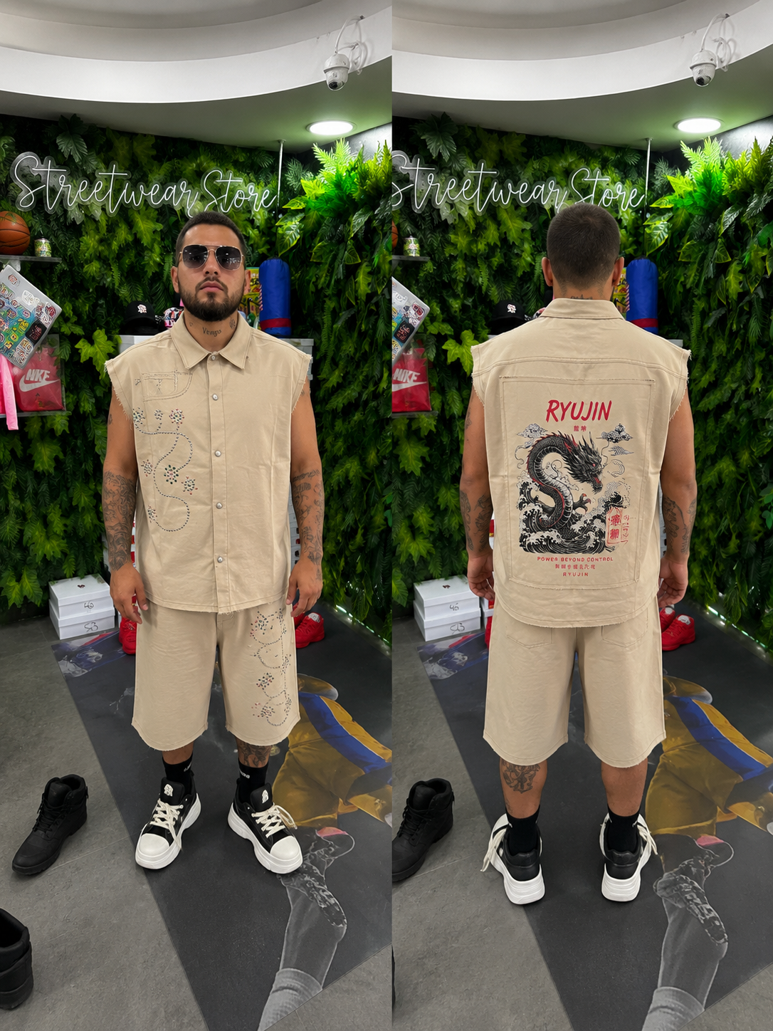 CoordSet Beige Japan BUNKER