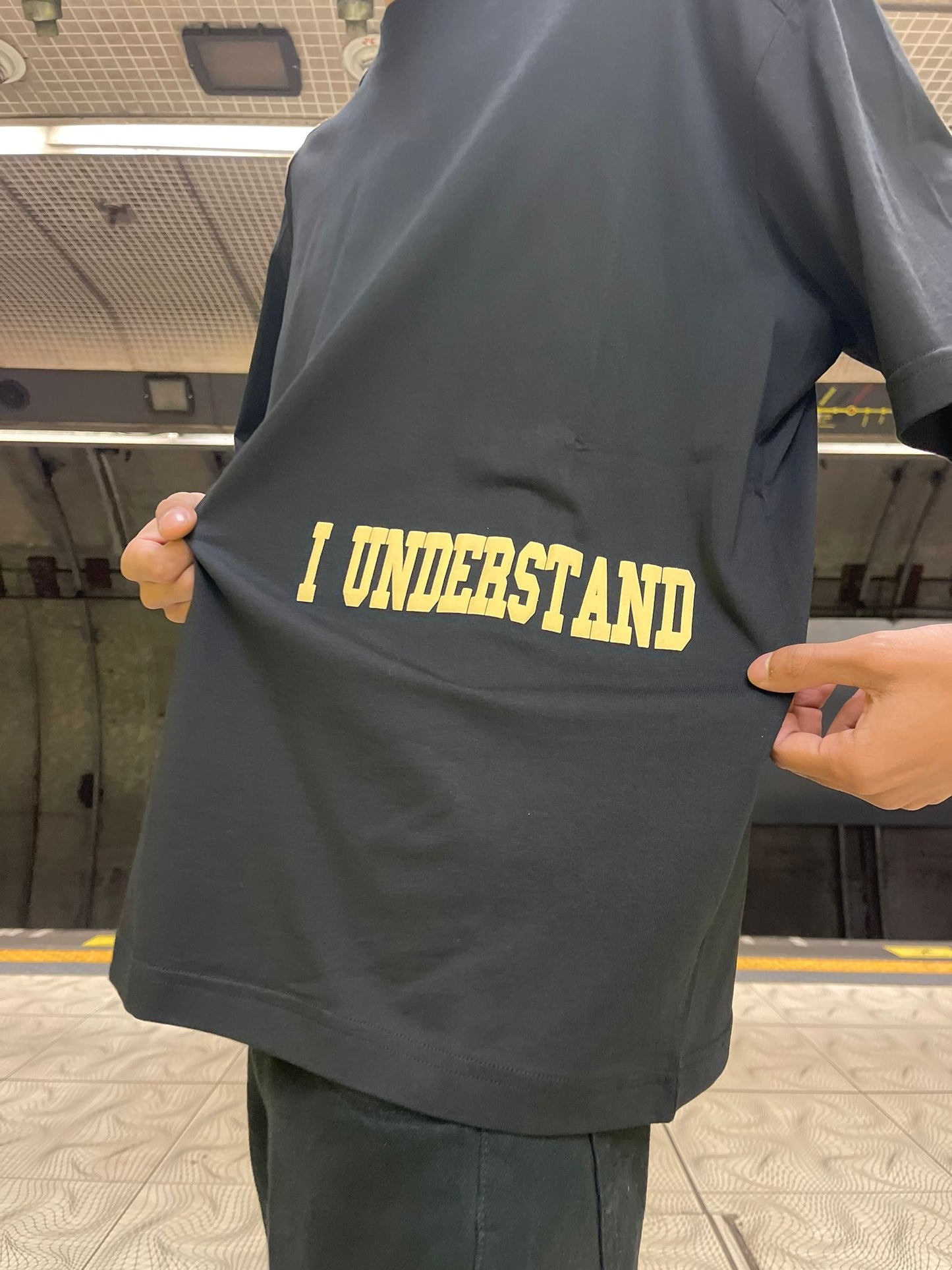 Shirt Black Understand DEPENDENCIA