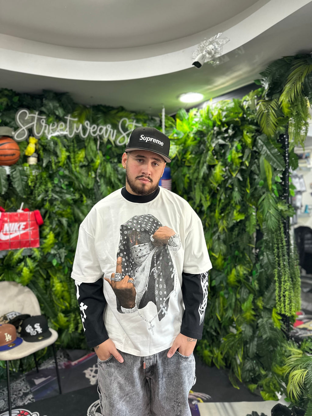 Shirt LongSleeve Bandana White BUNKER