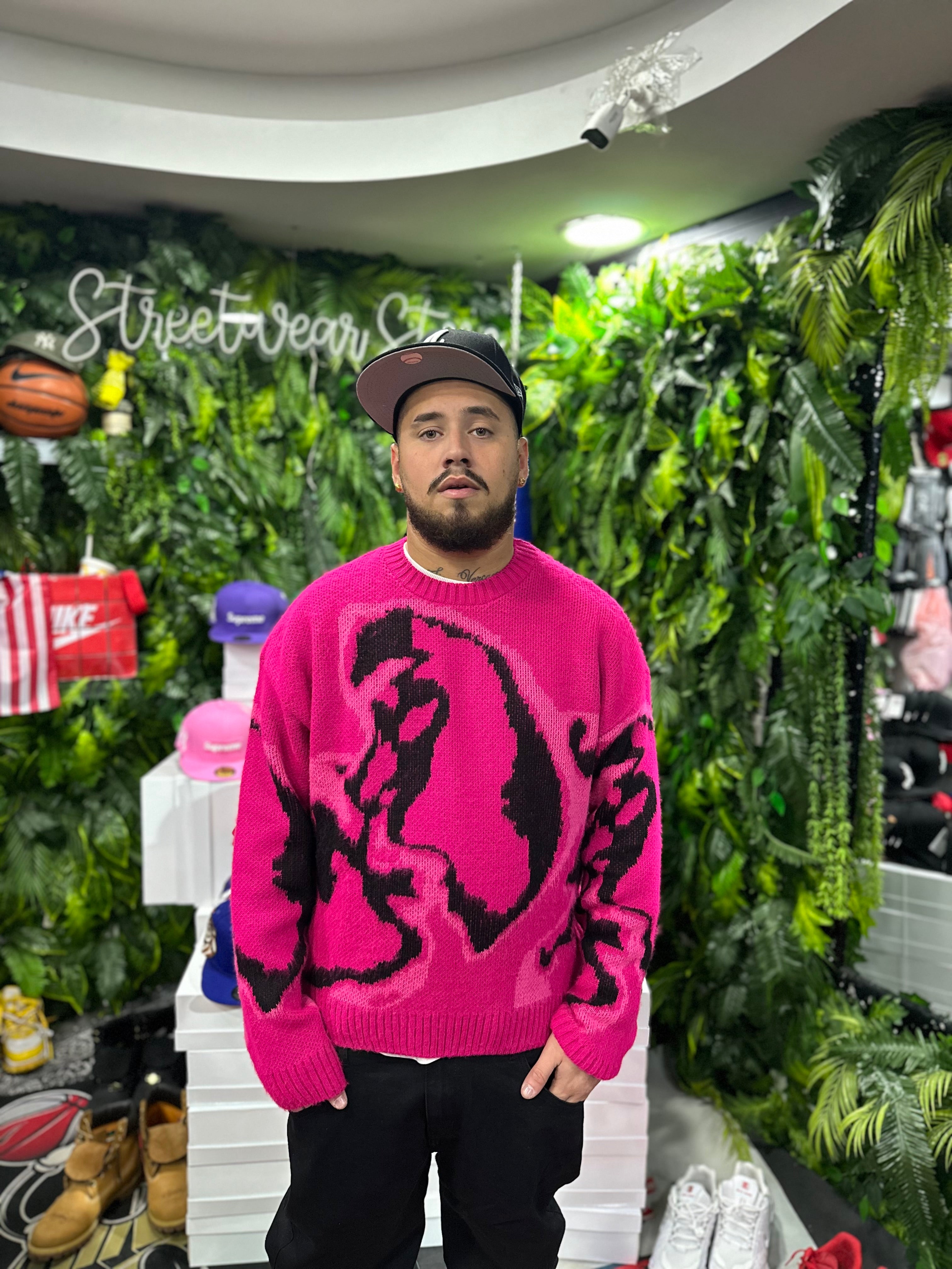 Maglione Volto Fucsia BUNKER