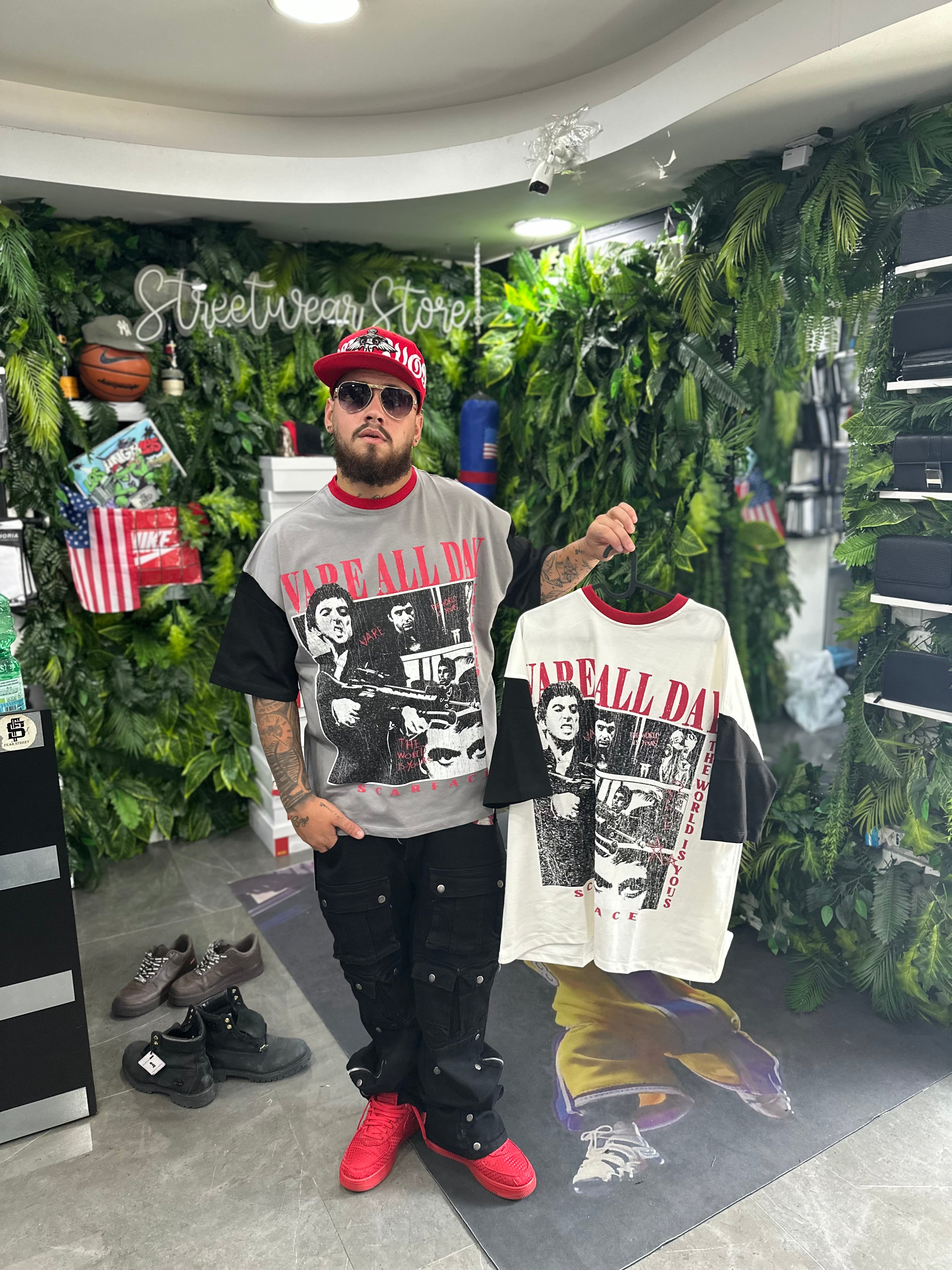 Shirt White Scarface BUNKER