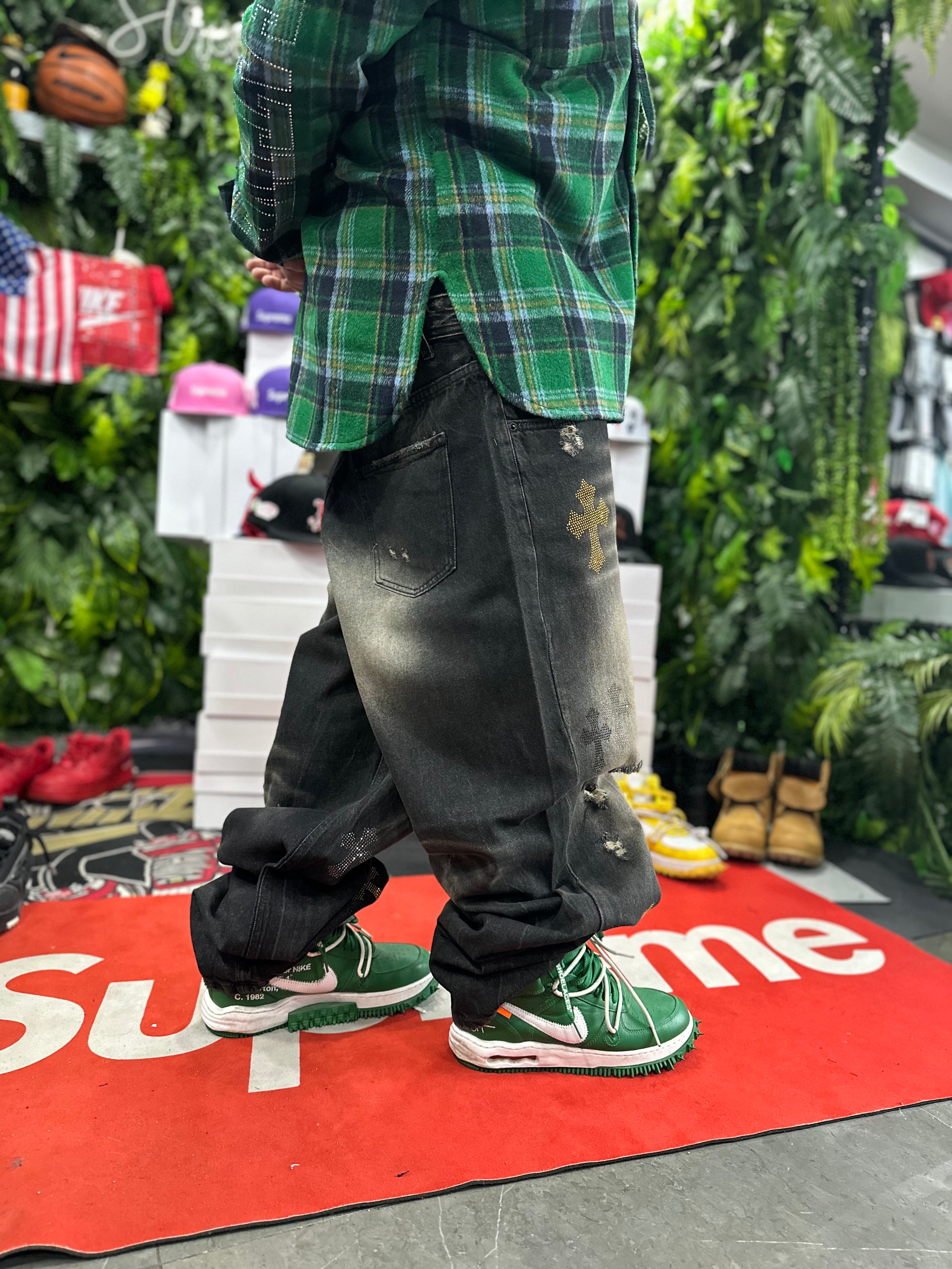 Denim Baggy Croci Diamond Brown CIANOTIC