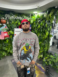 Shirt LongSleeve Grey Diamond DOMINATE CIANOTIC