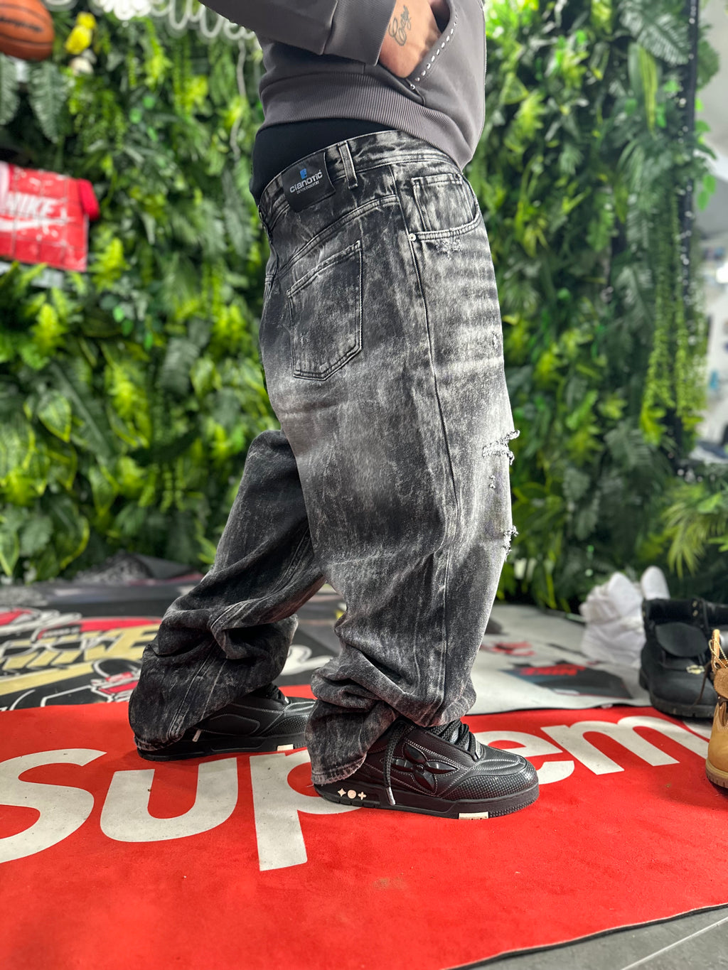 Denim Baggy Grey Trus CIANOTIC