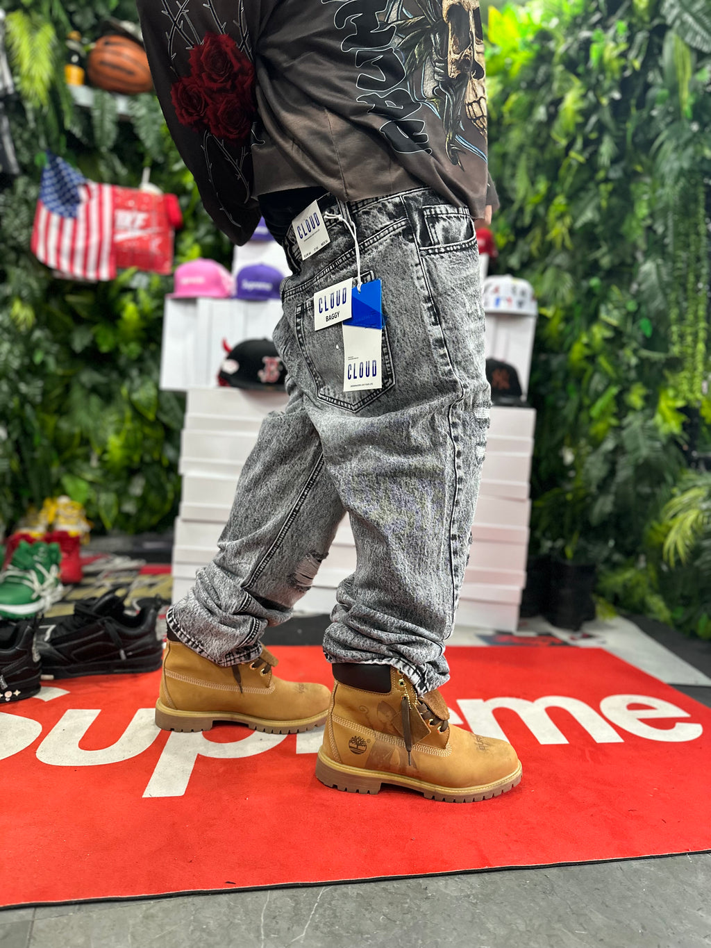 Denim Baggy Grey CLOUD