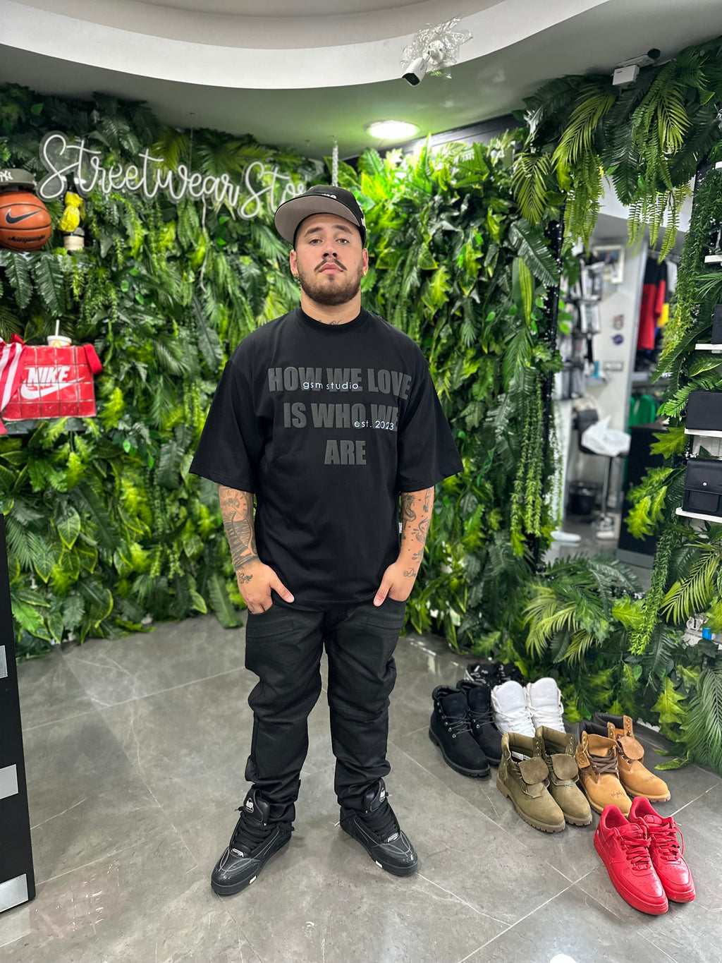 Shirt Love Black GODSAVEME