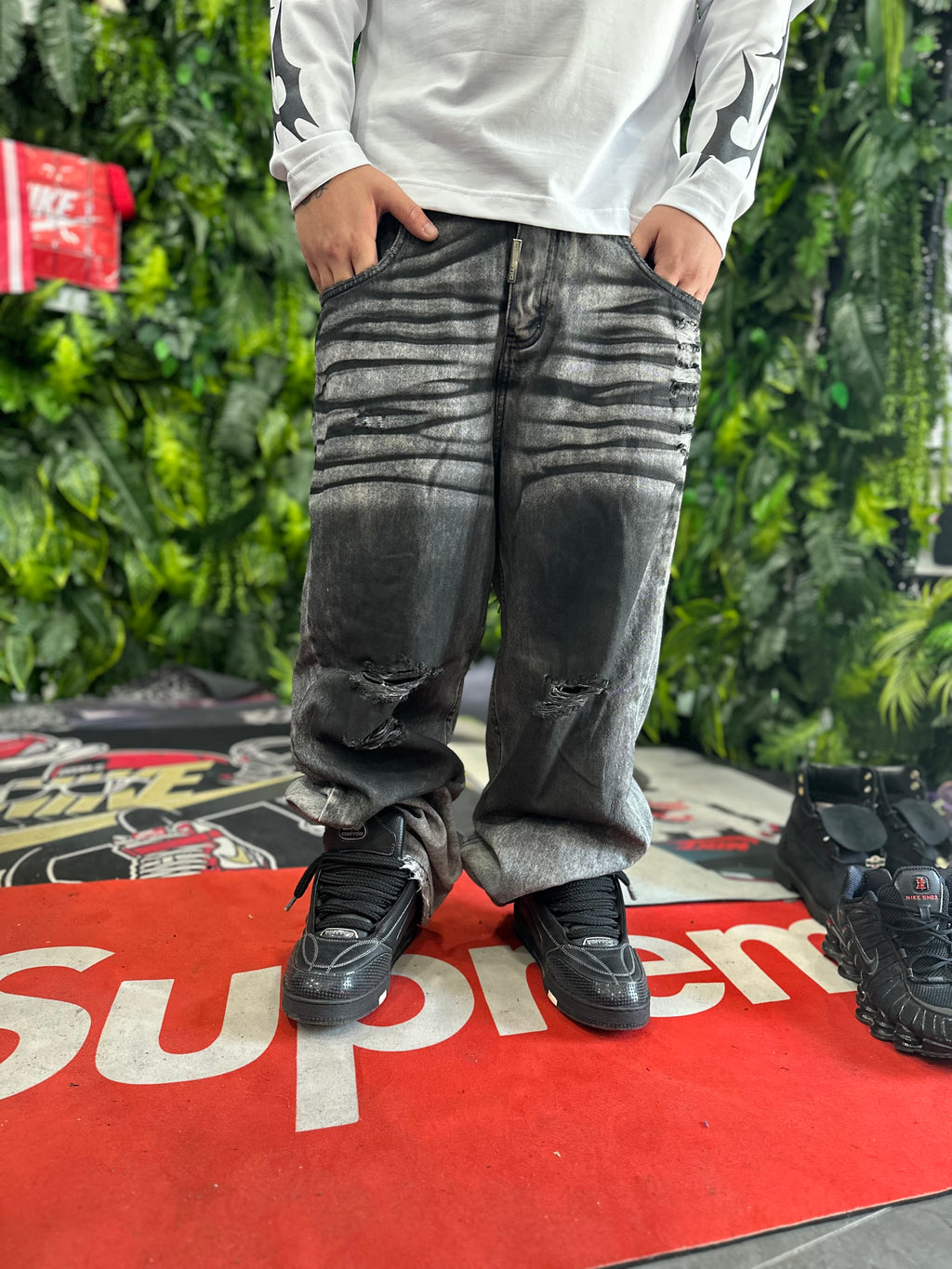 Denim Baggy Dark Grey CIANOTIC