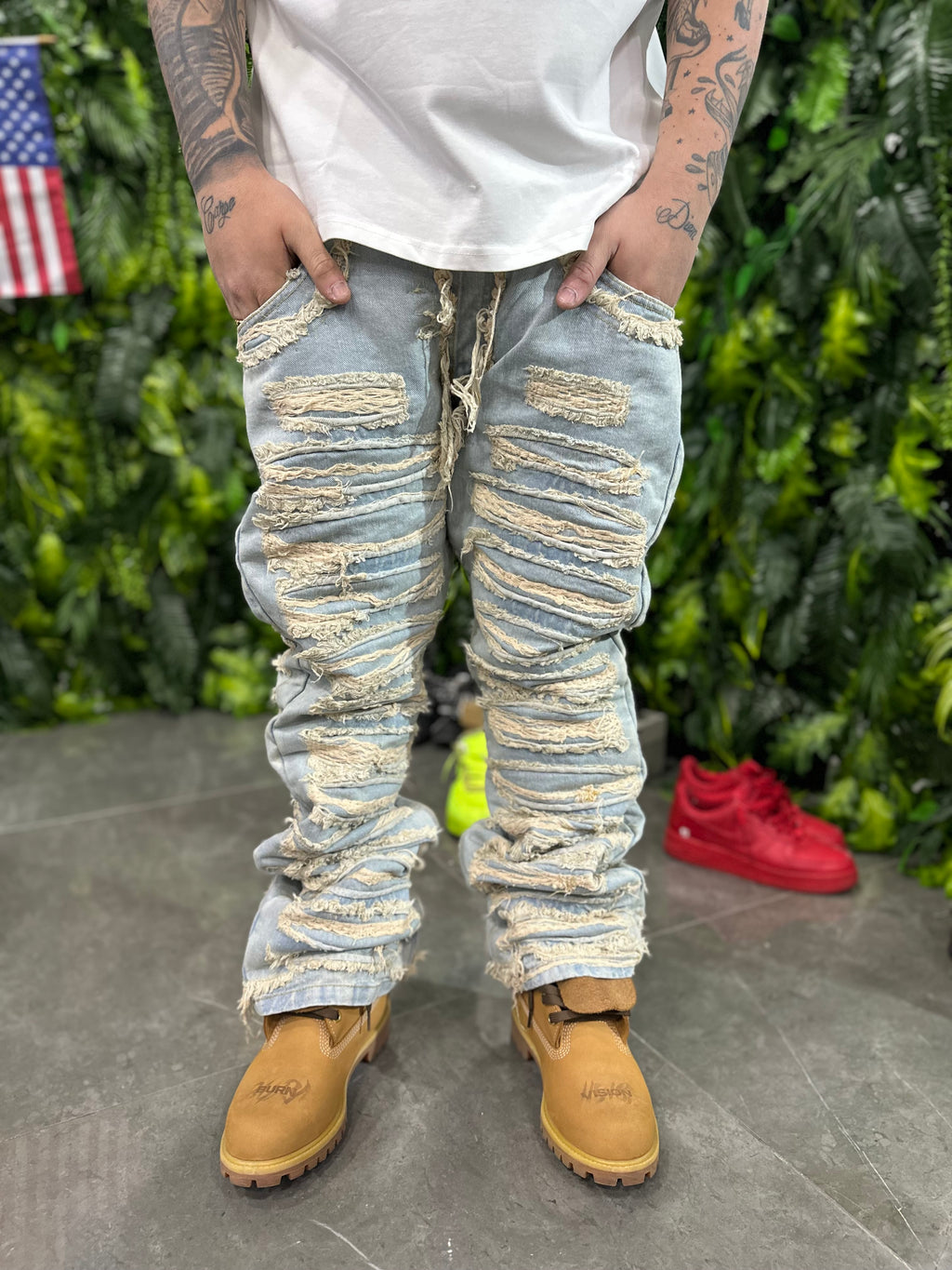 Denim Flare Destroyed PASSION