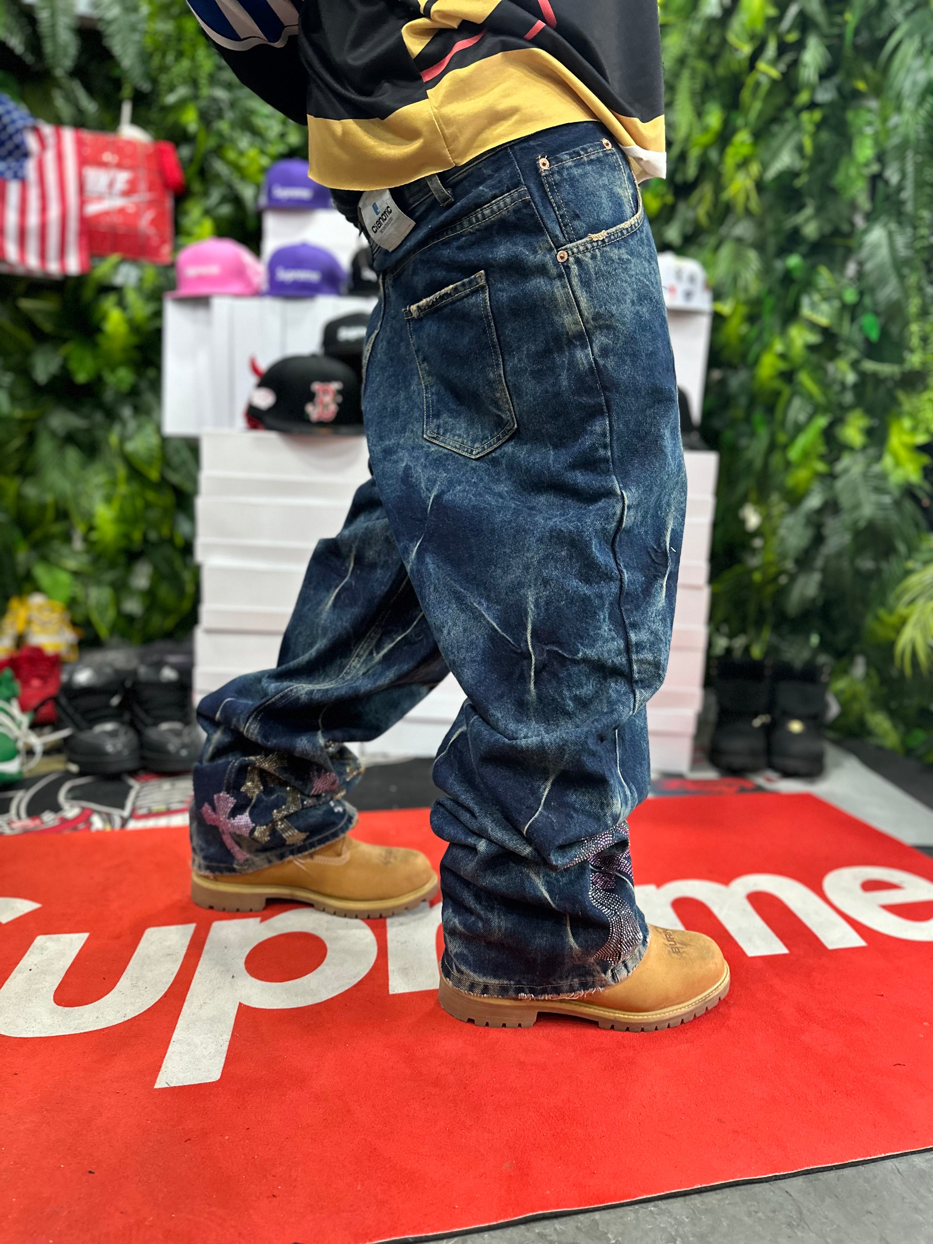 Denim Baggy Blue Diamond Croci Multicolor CIANOTIC