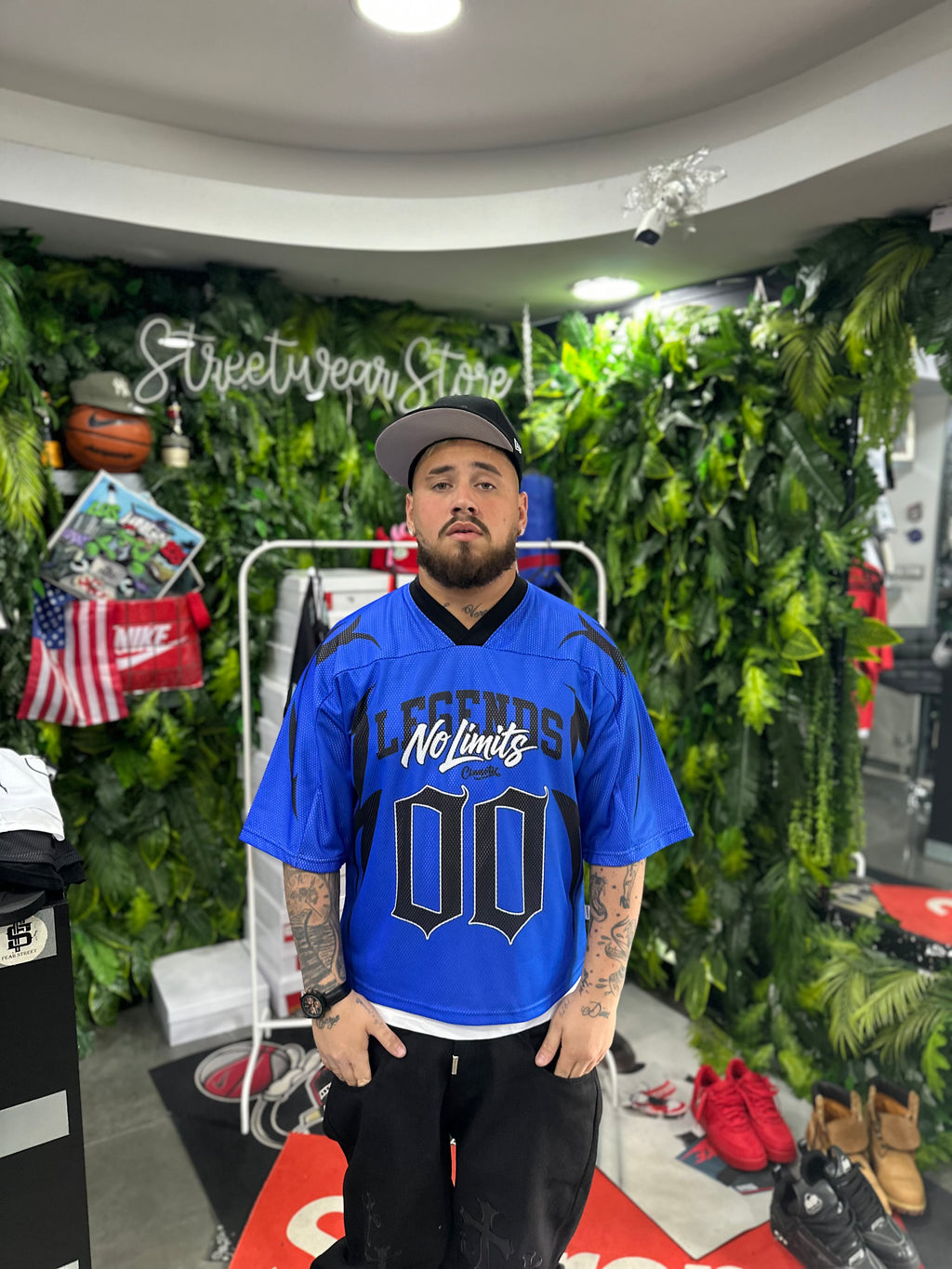 Shirt Mesh Blu Legends CIANOTIC