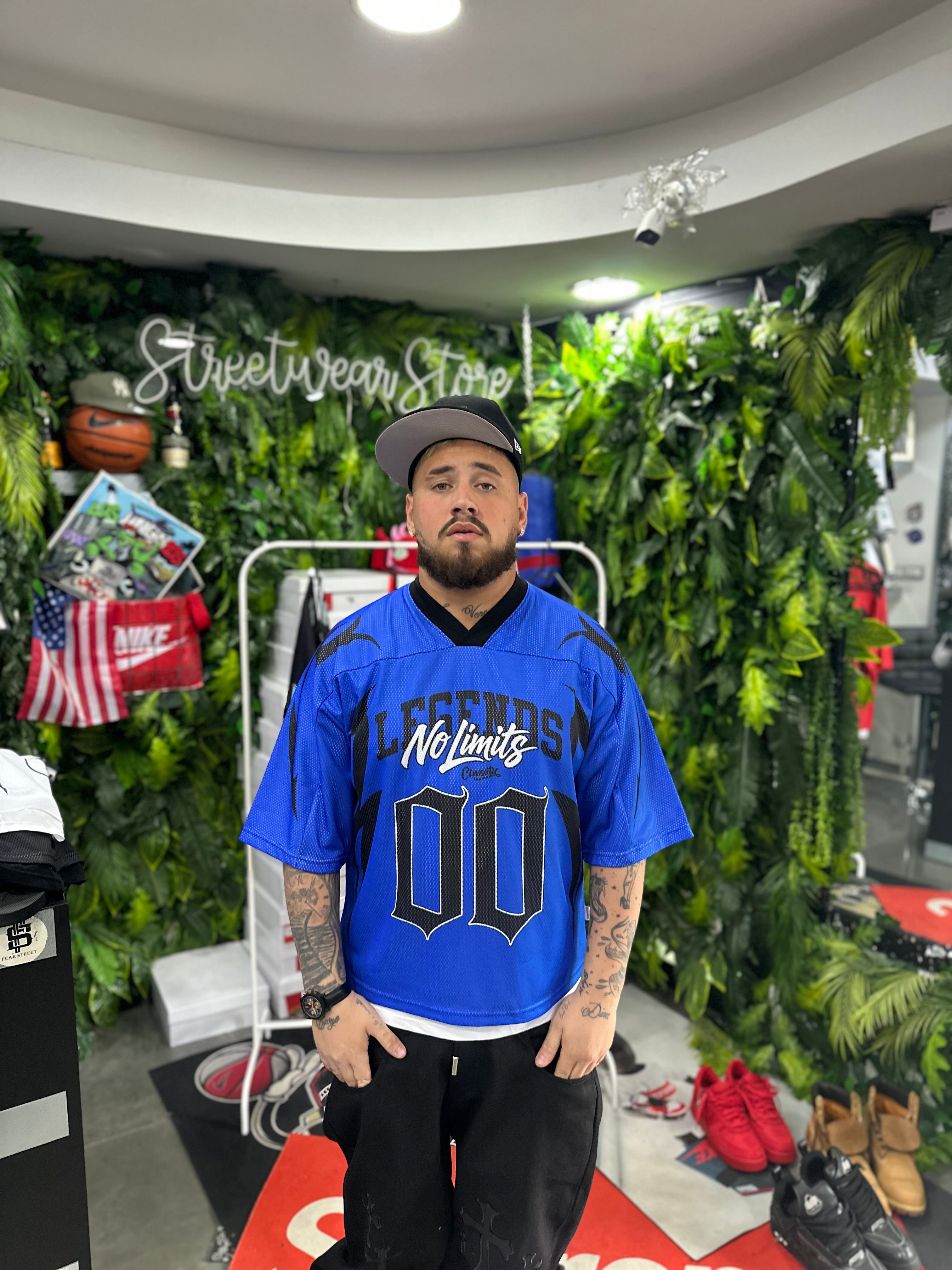 Shirt Mesh Blu Legends CIANOTIC