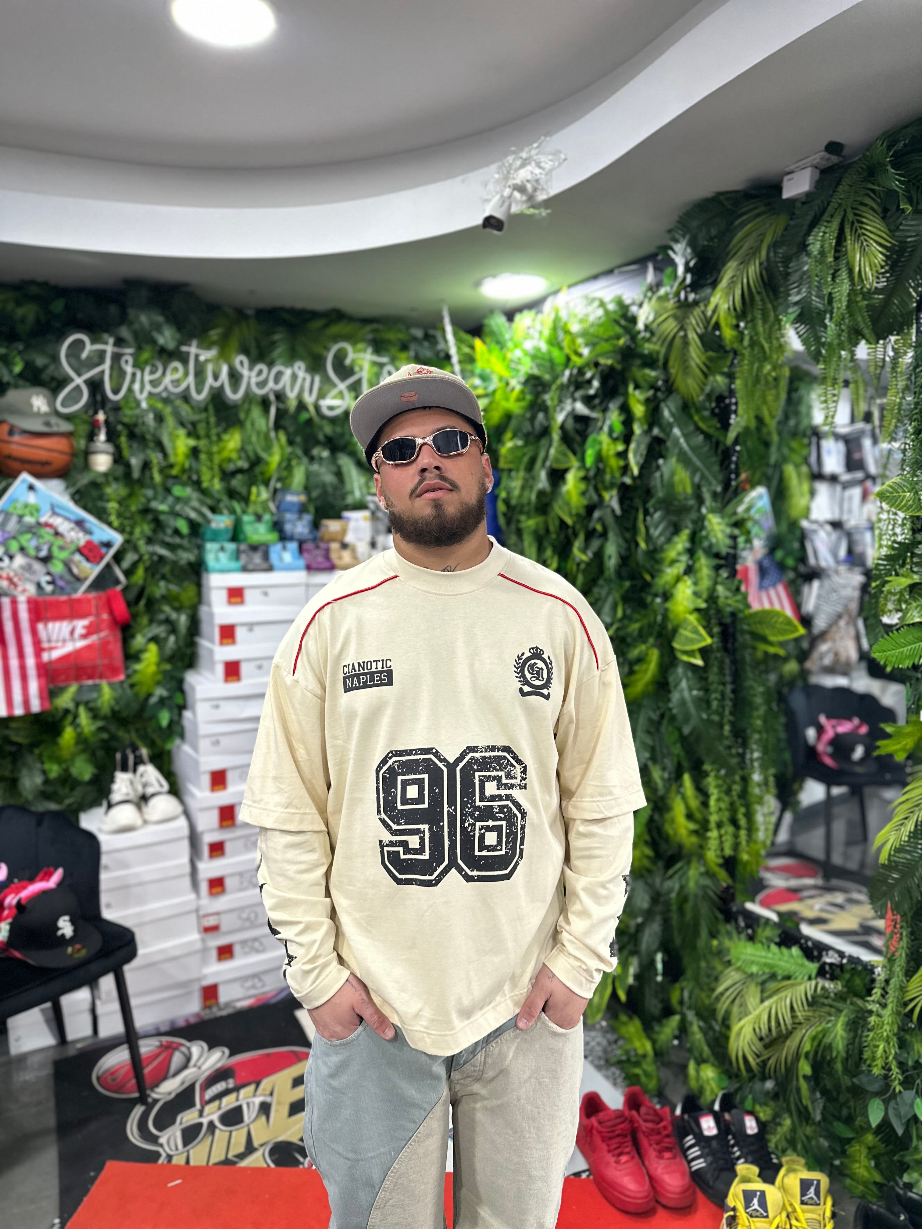 Shirt Longsleeve Naples96 Beige CIANOTIC